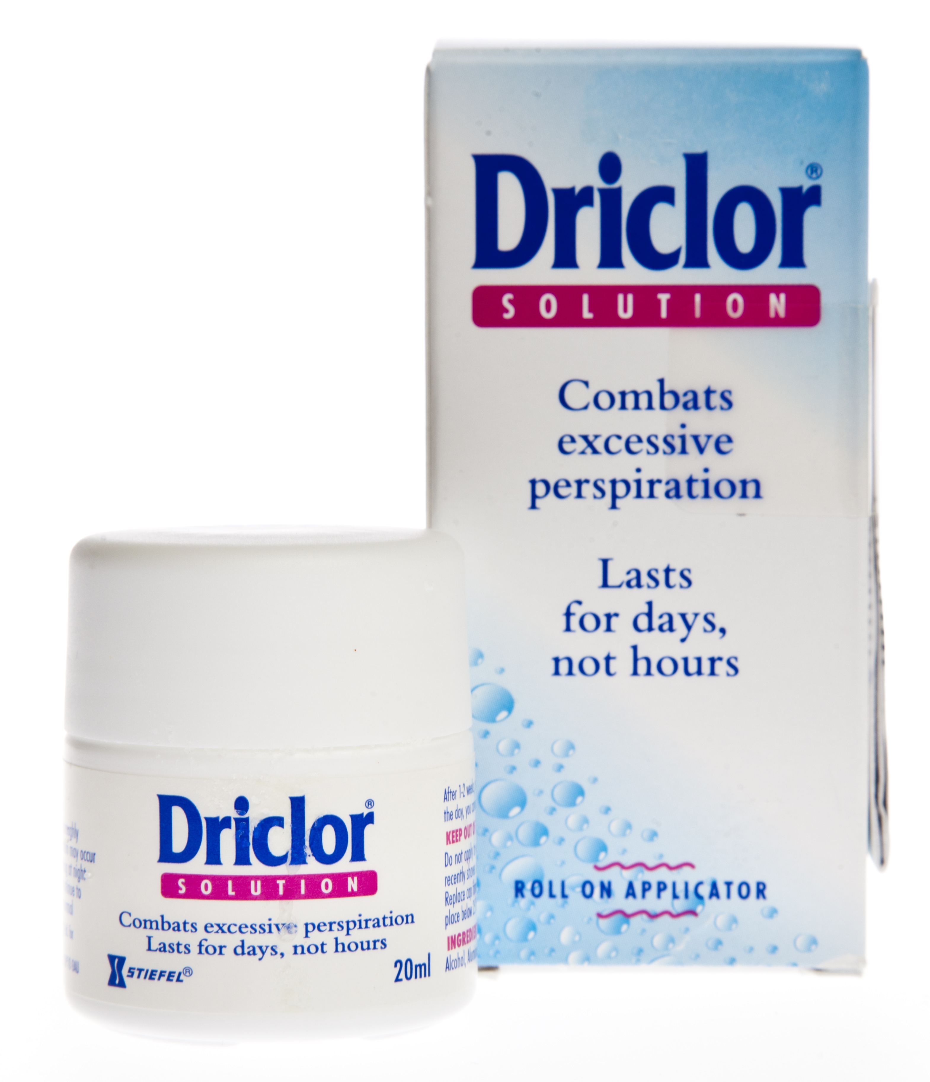 DRICLOR ROLL-ON 20ML PRETSVIEDRU LĪDZEKLIS - Produkta attēls 