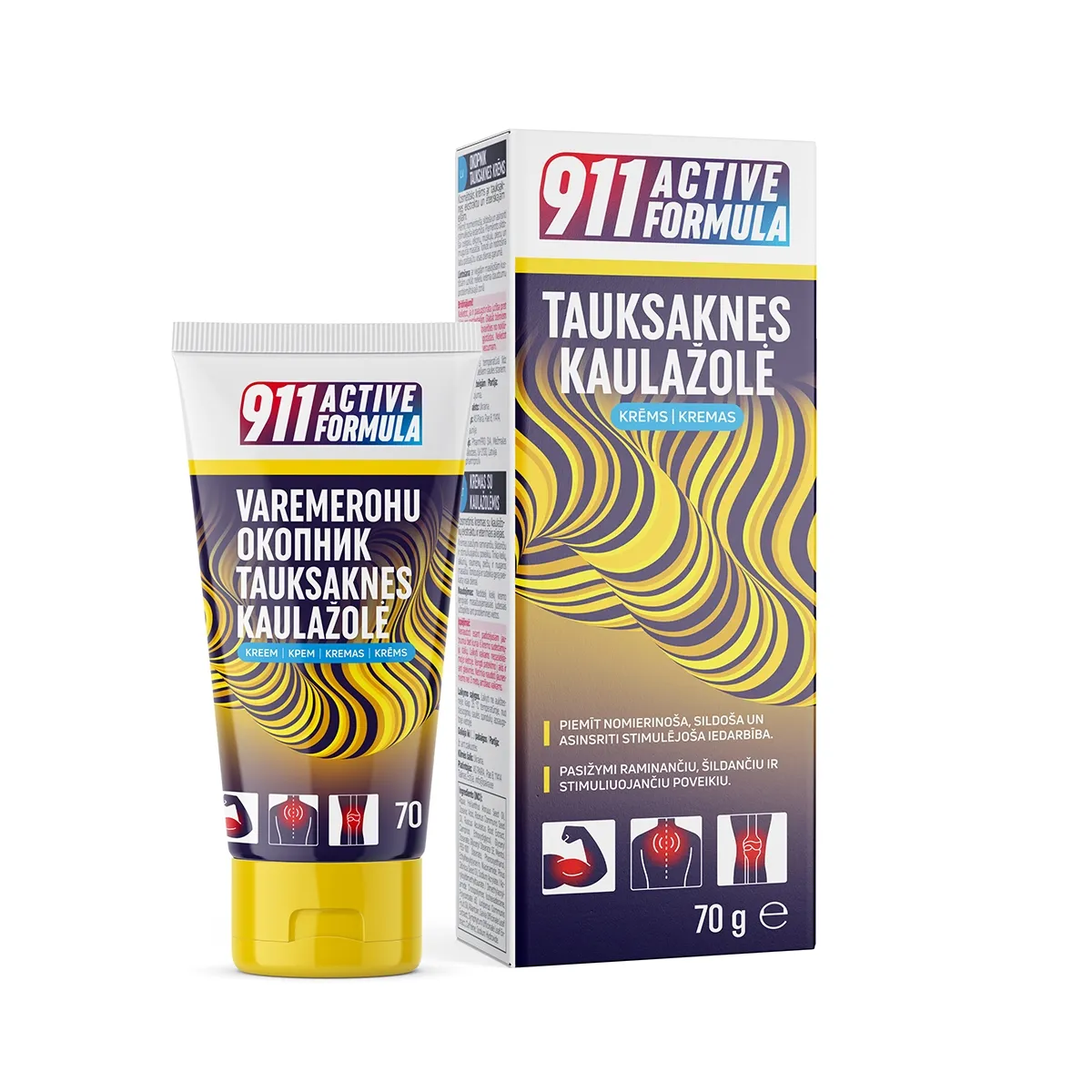 911 Active formula Tauksaknes krēms, 70 g - Produkta attēls 