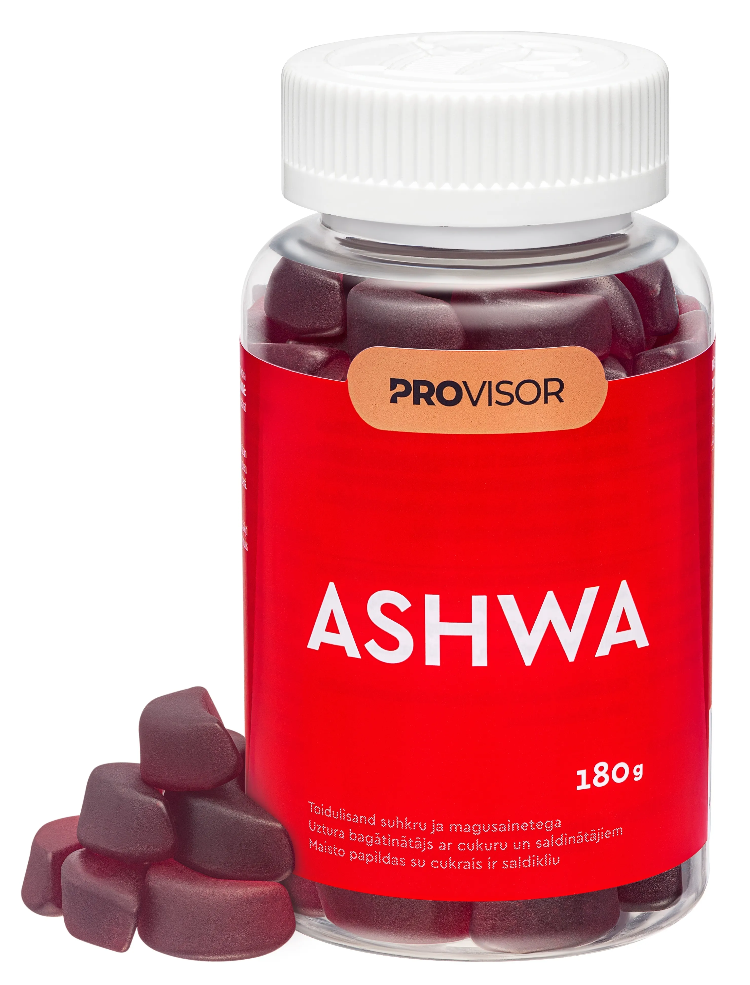 PROVISOR Ashwagandha pastilas, 60 gab. - Produkta attēls 