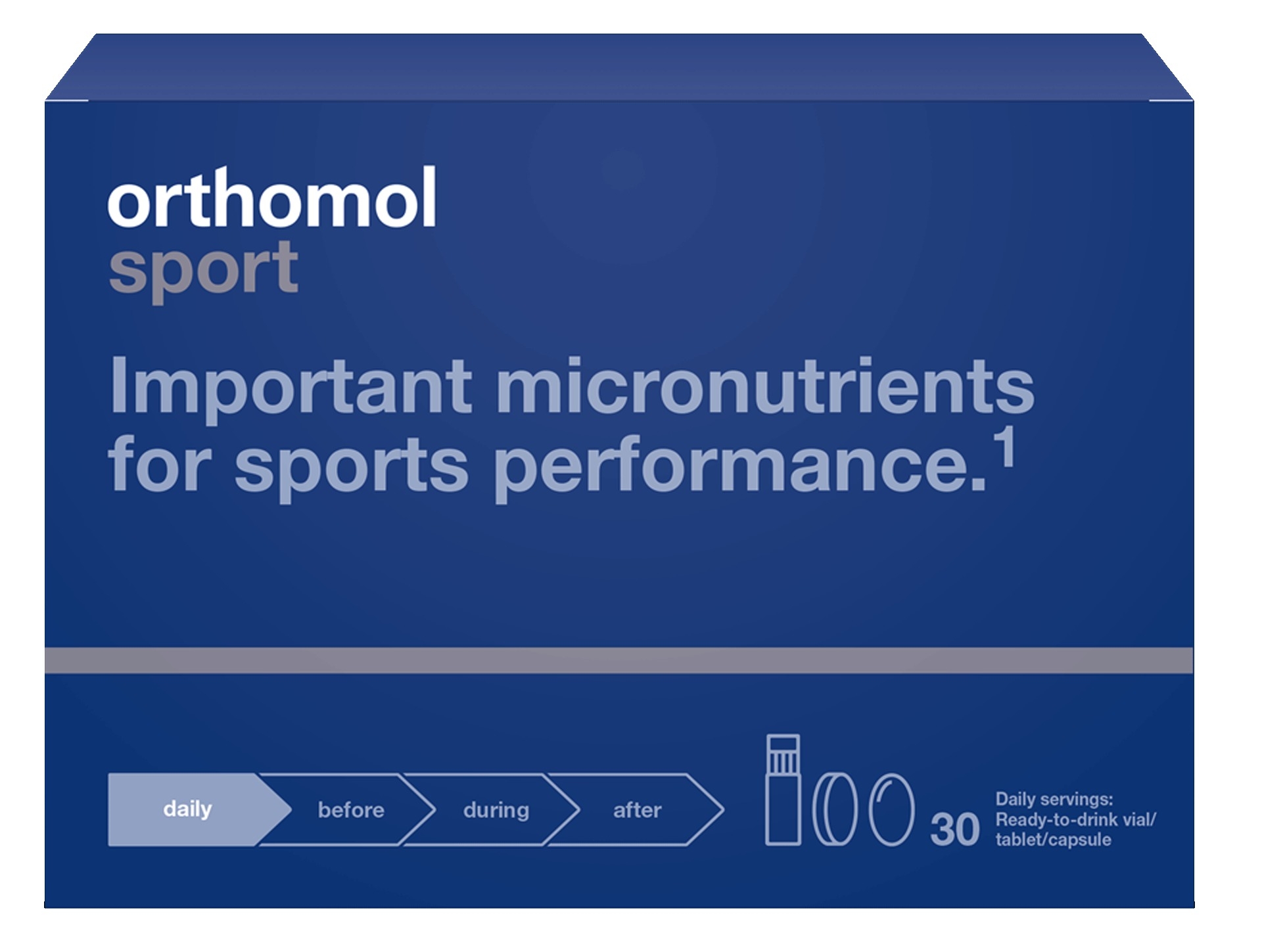 ORTHOMOL Sport, 30 gab - Produkta attēls 