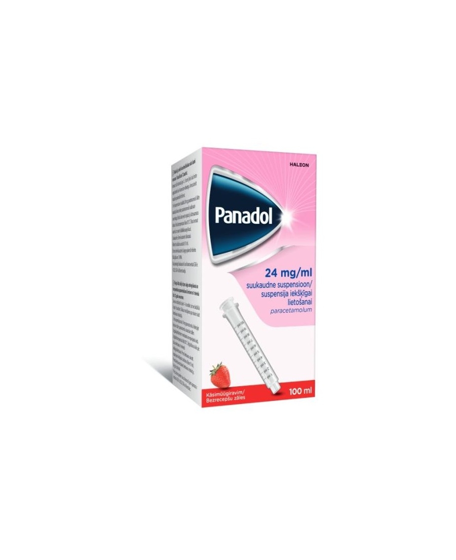 PANADOL 24MG/ML SUSPENSIJA 100ML - Produkta attēls 