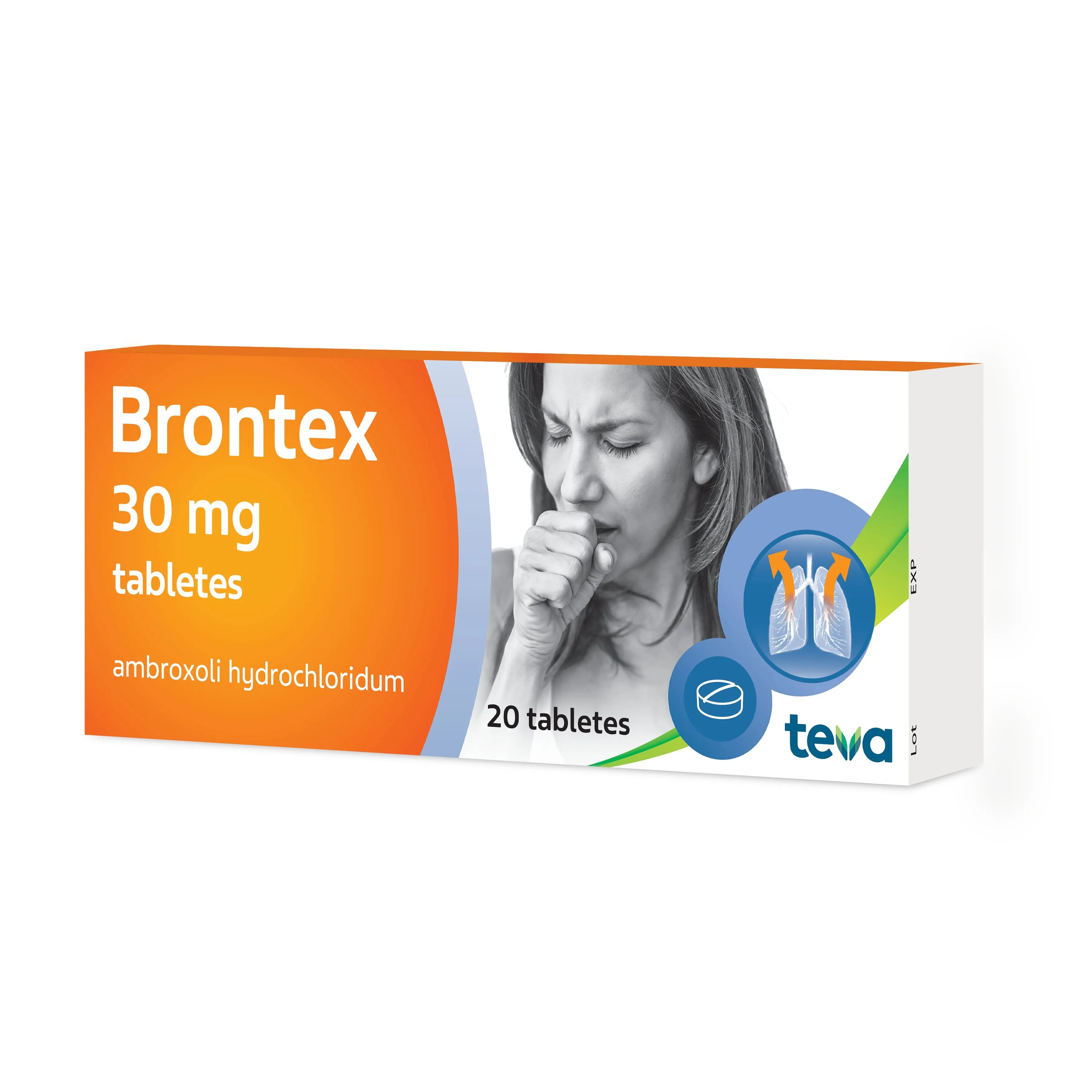 BRONTEX  30 mg tabletes, 20 gab. - Produkta attēls 