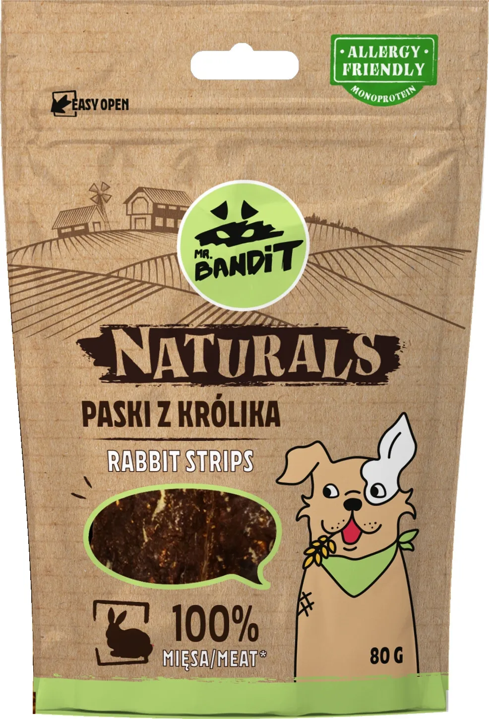 MR.BANDIT NATURALS TRUŠA GAĻAS SLOKSNĪTES 80G - Produkta attēls 