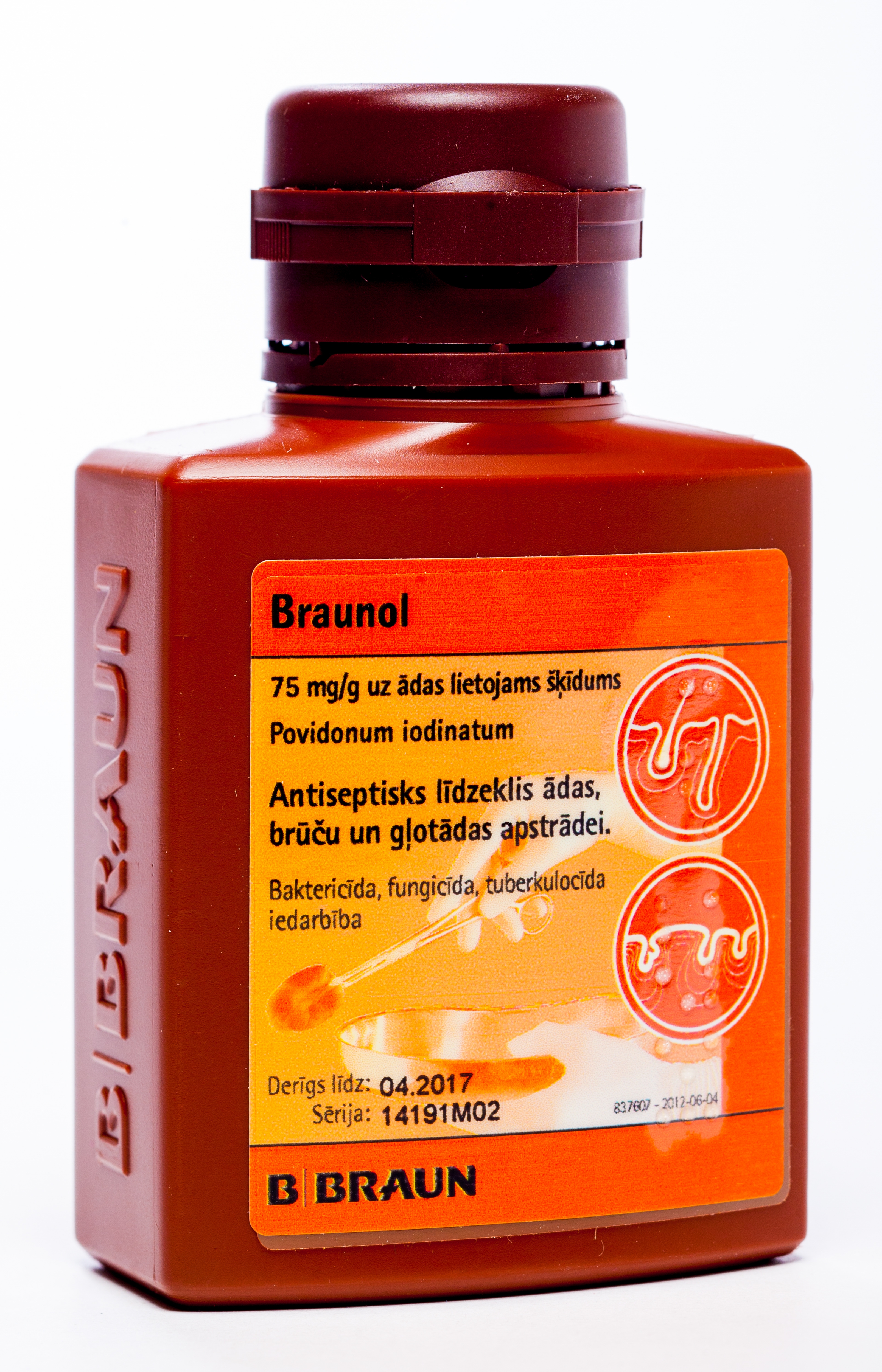 BRAUNOL 7.5 % šķīdums, 100 ml - Produkta attēls 