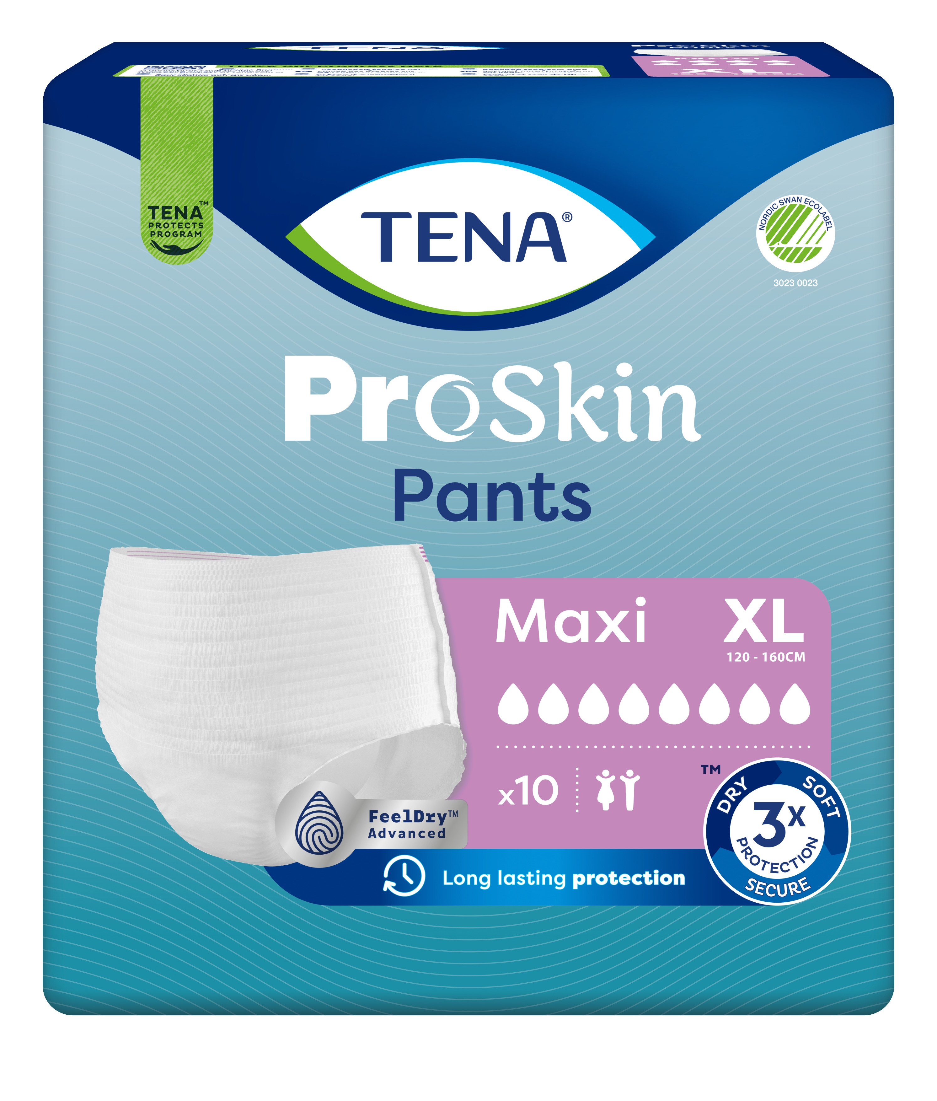 TENA Pants Maxi biksītes XL izmērs, 10 gab. - Produkta attēls 