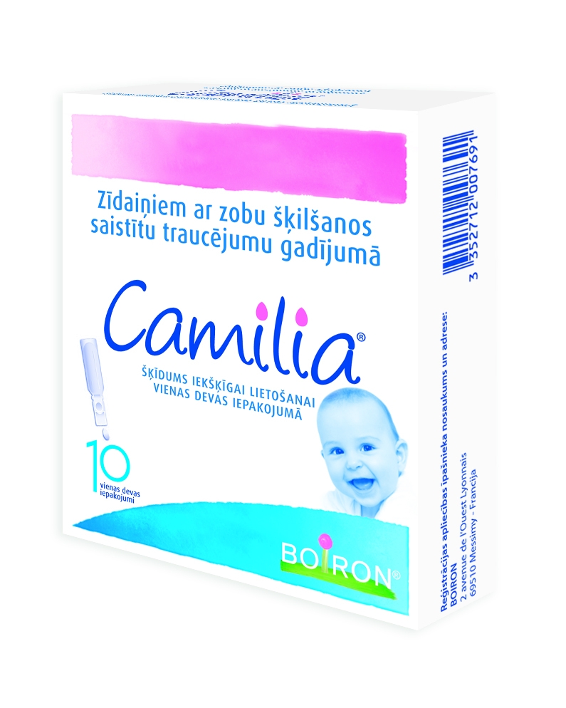 CAMILIA 1 ml šķīdums iekšķīgai lietošanai, 10 gab. - Produkta attēls 