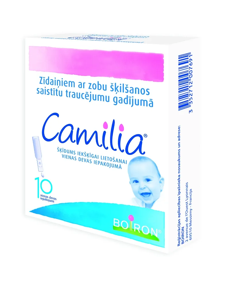 CAMILIA 1 ml šķīdums iekšķīgai lietošanai, 10 gab. - Produkta attēls 