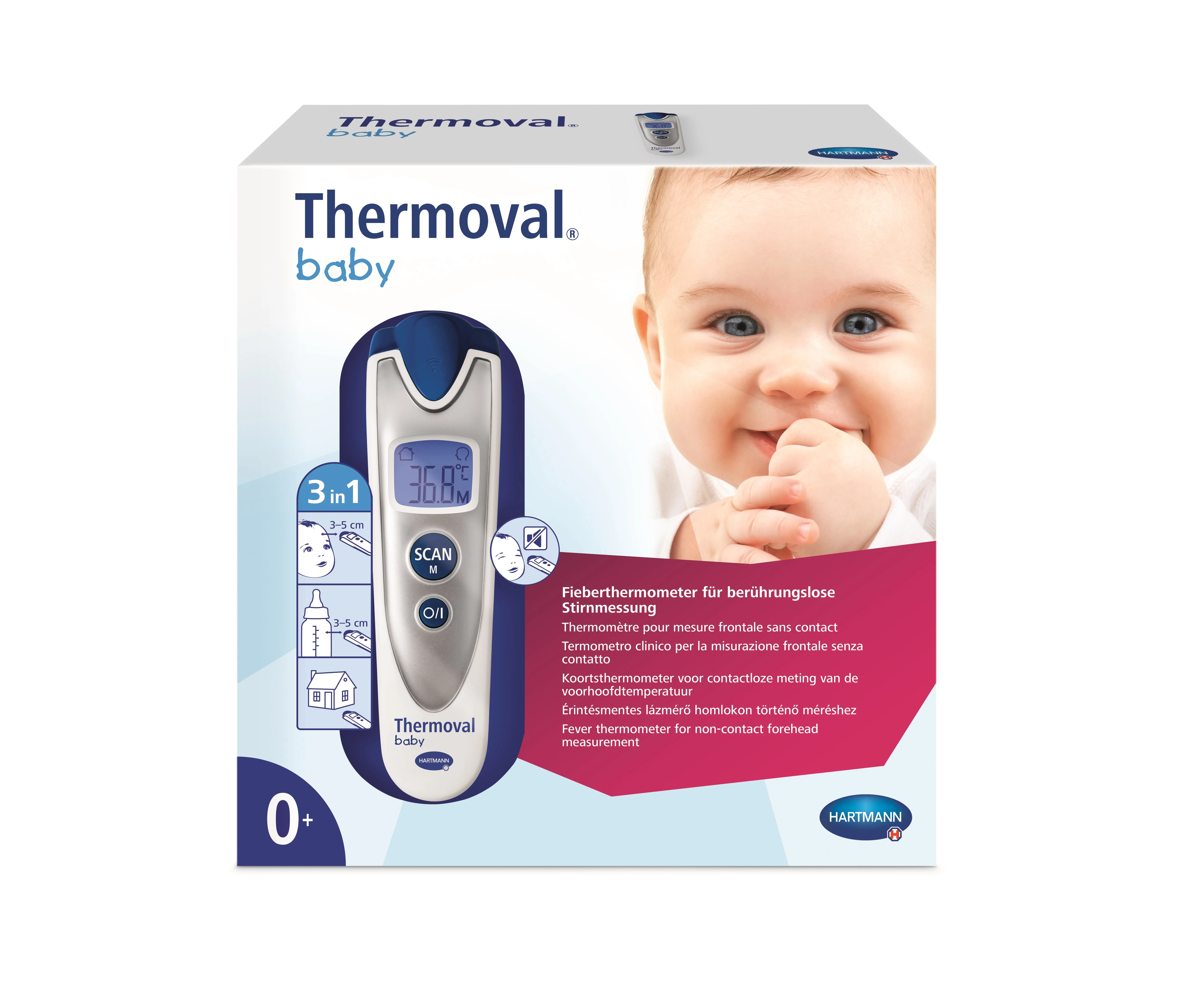 THERMOVAL Baby bezkontakta termometrs - Produkta attēls 