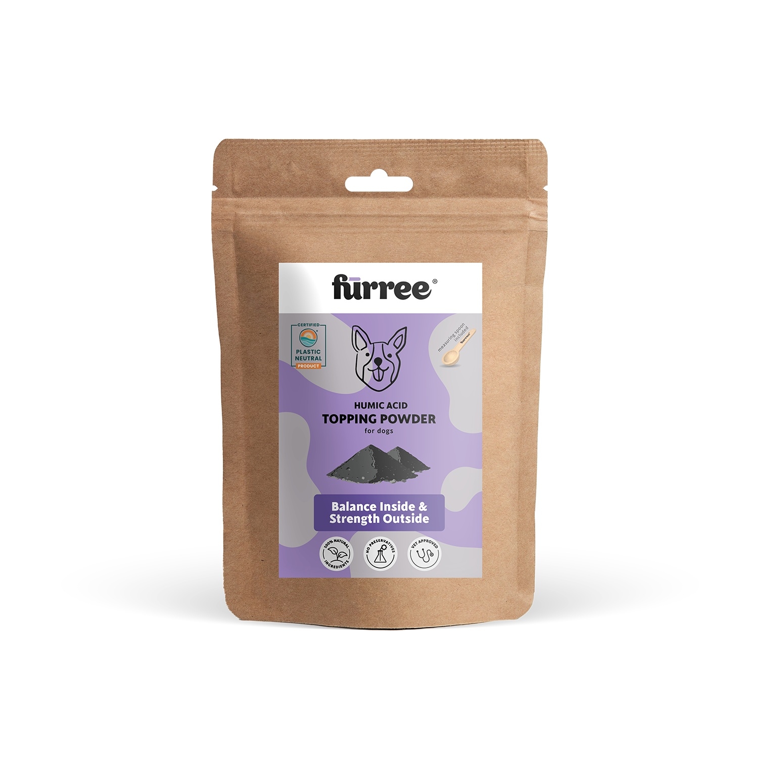Fürree Topping Humīnskābes pulveris 100g suņiem - Produkta attēls 