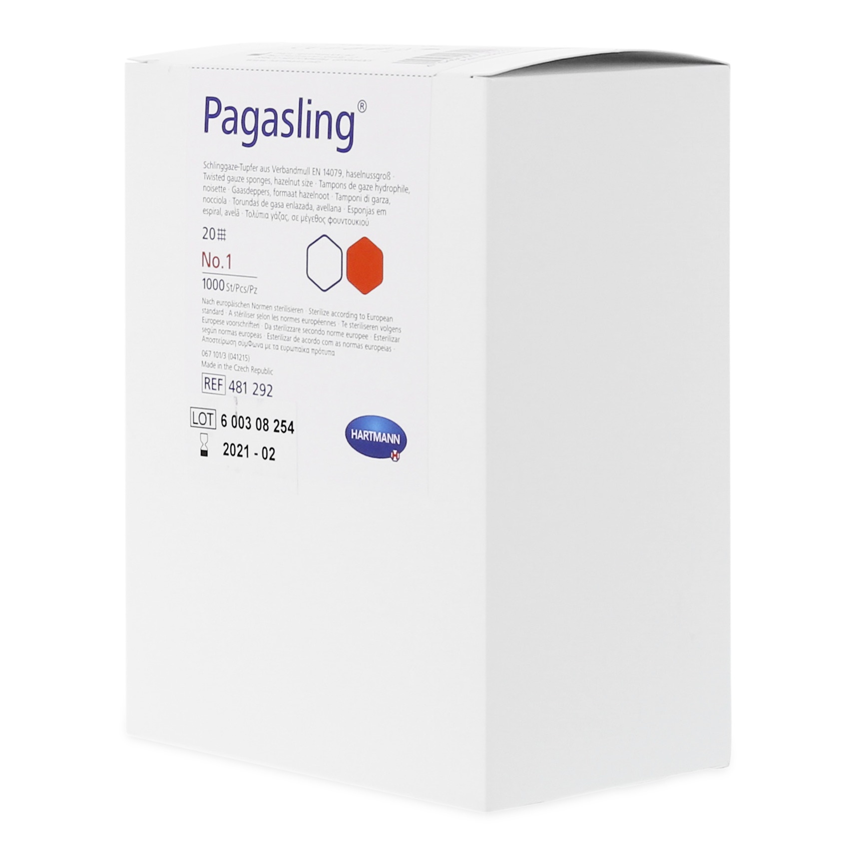 TUPFERI Pagasling marles NR.1 (nesterilas), 1000 gab - Produkta attēls 