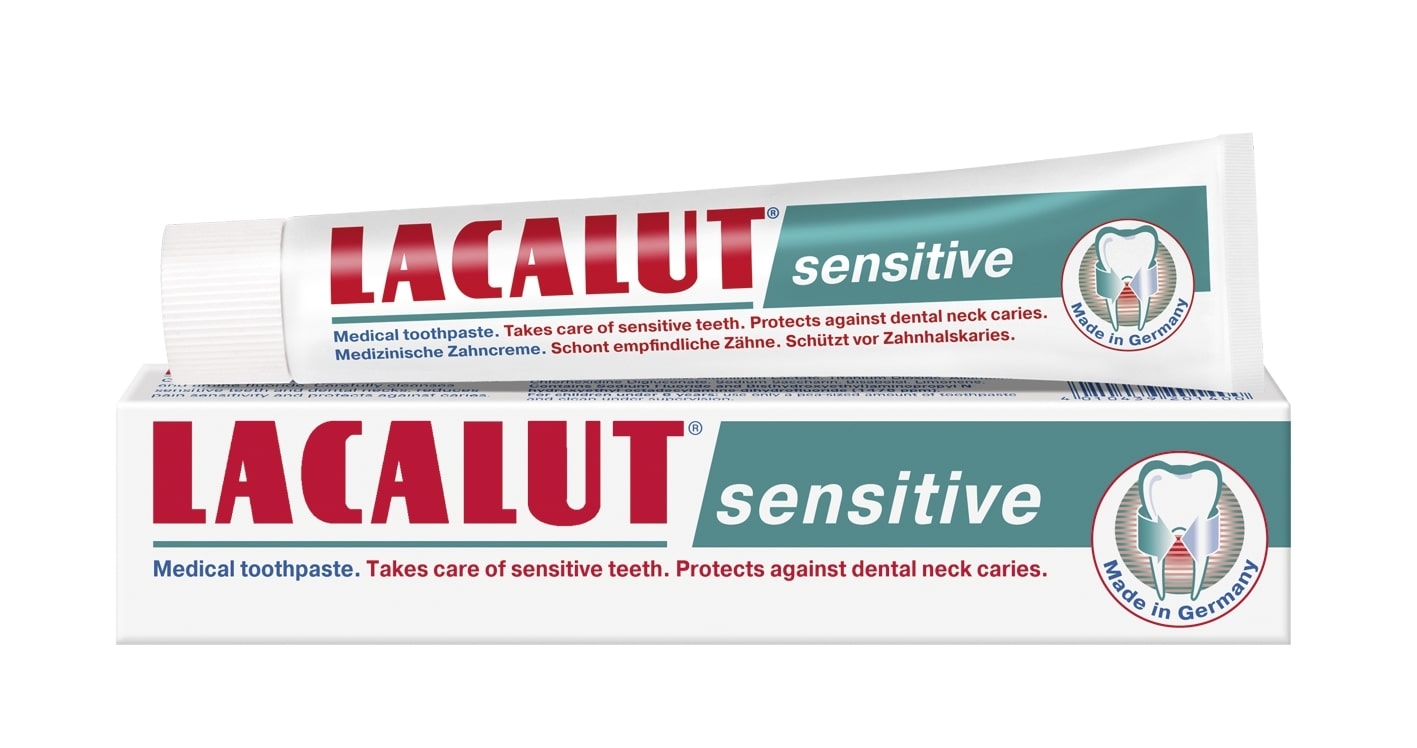 LACALUT Sensitive zobu pasta, 75 ml - Produkta attēls 