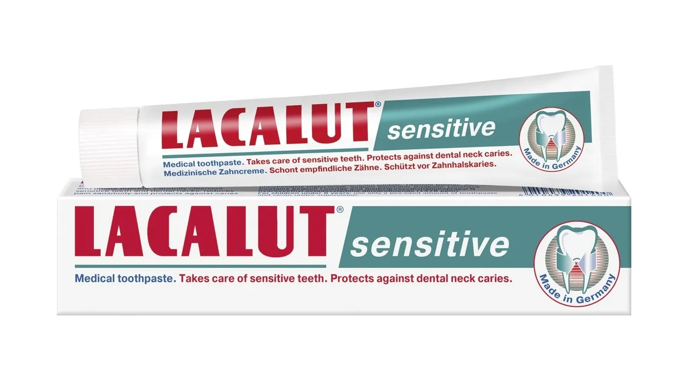 LACALUT Sensitive zobu pasta, 75 ml - Produkta attēls 