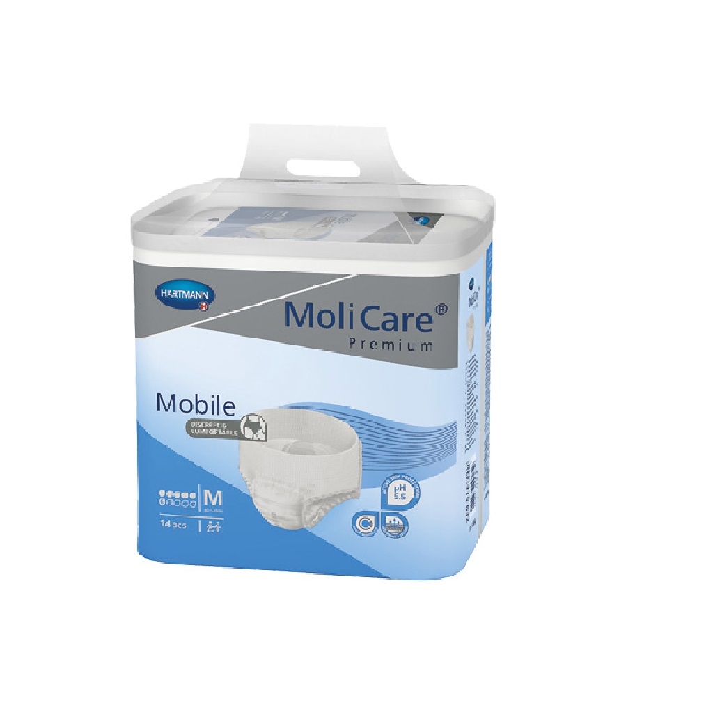 MOLICARE Premium Mobile bikses (M izmērs,6 lāses), 14 gab - Produkta attēls 