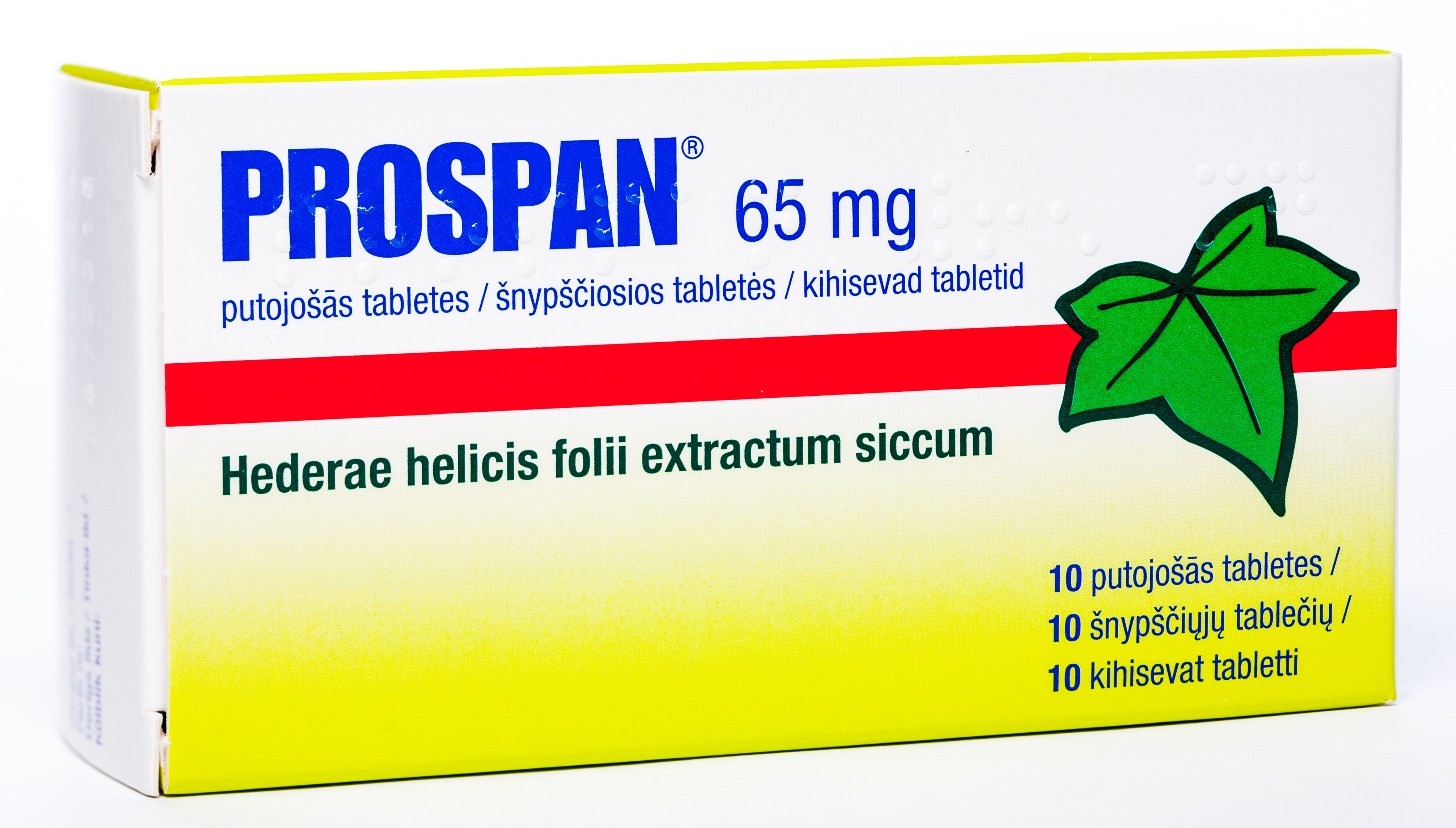 PROSPAN putojošās tabletes, 10 gab. - Produkta attēls 2