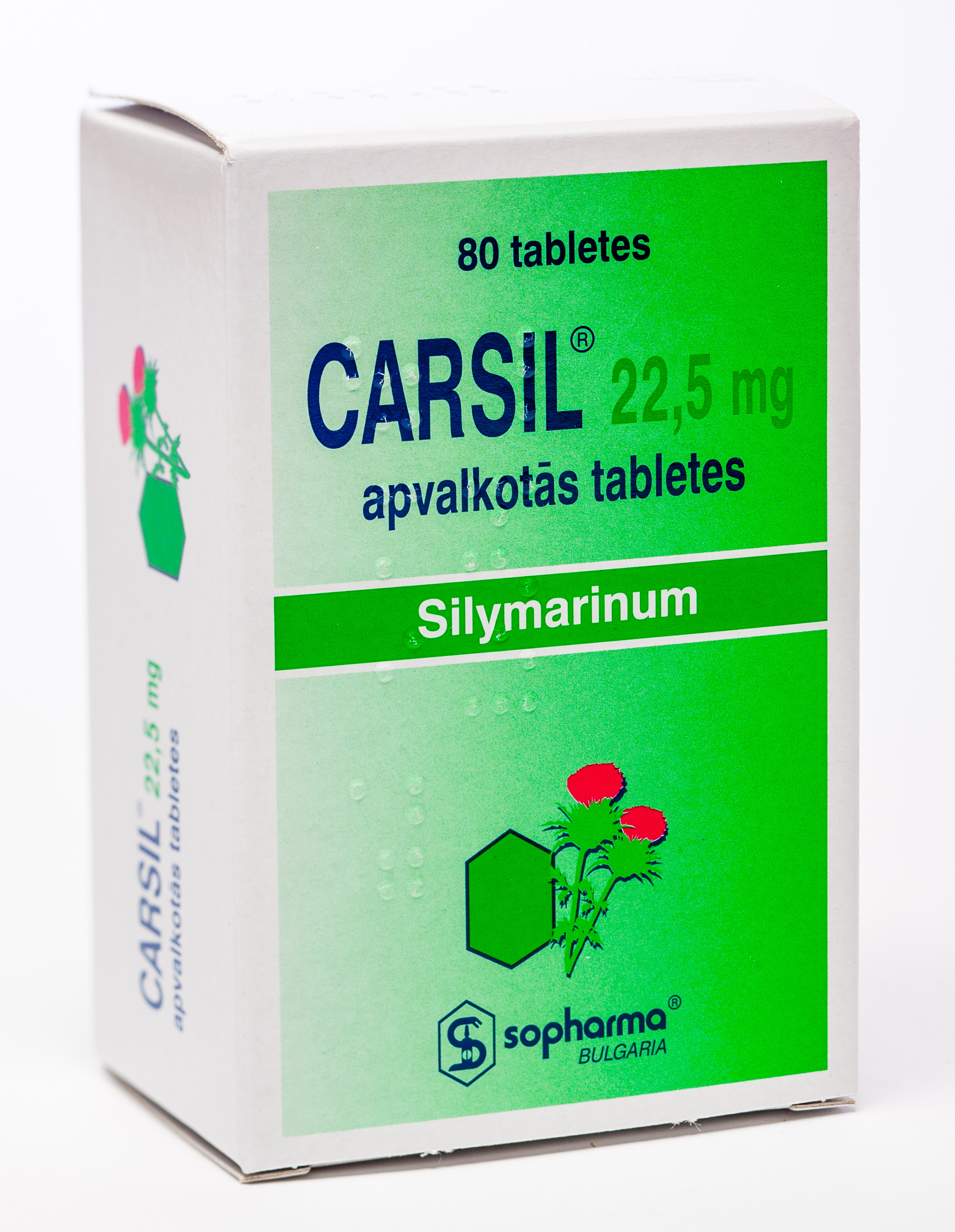 CARSIL 22.5MG TABLETES N80 - Produkta attēls 