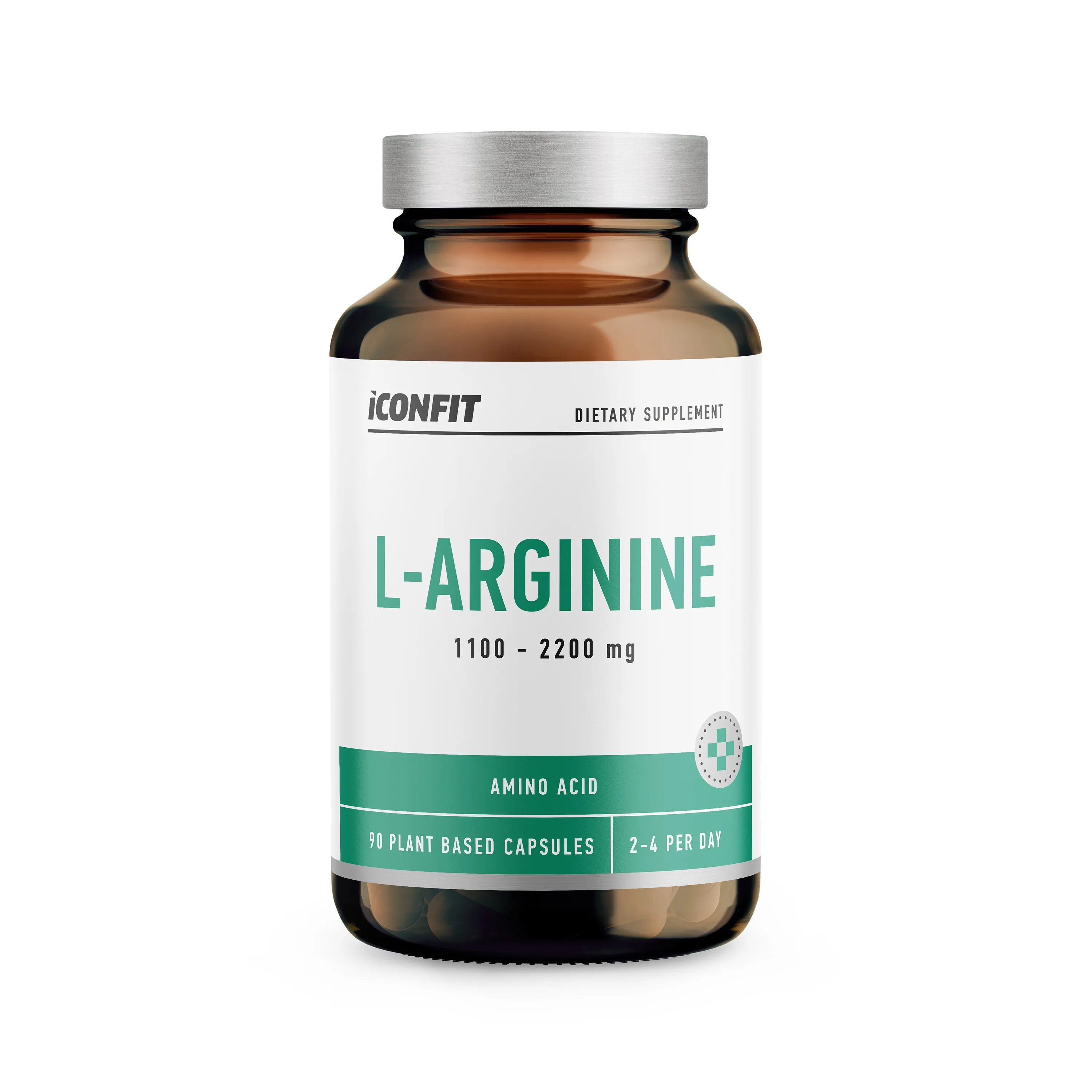 ICONFIT L-arginīns kapsulas, 90 gab. - Produkta attēls 