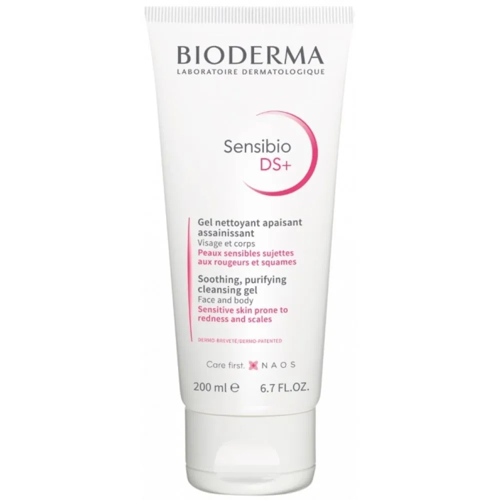 BIODERMA Sensibio DS+ putojošais gels, 200 ml - Produkta attēls 