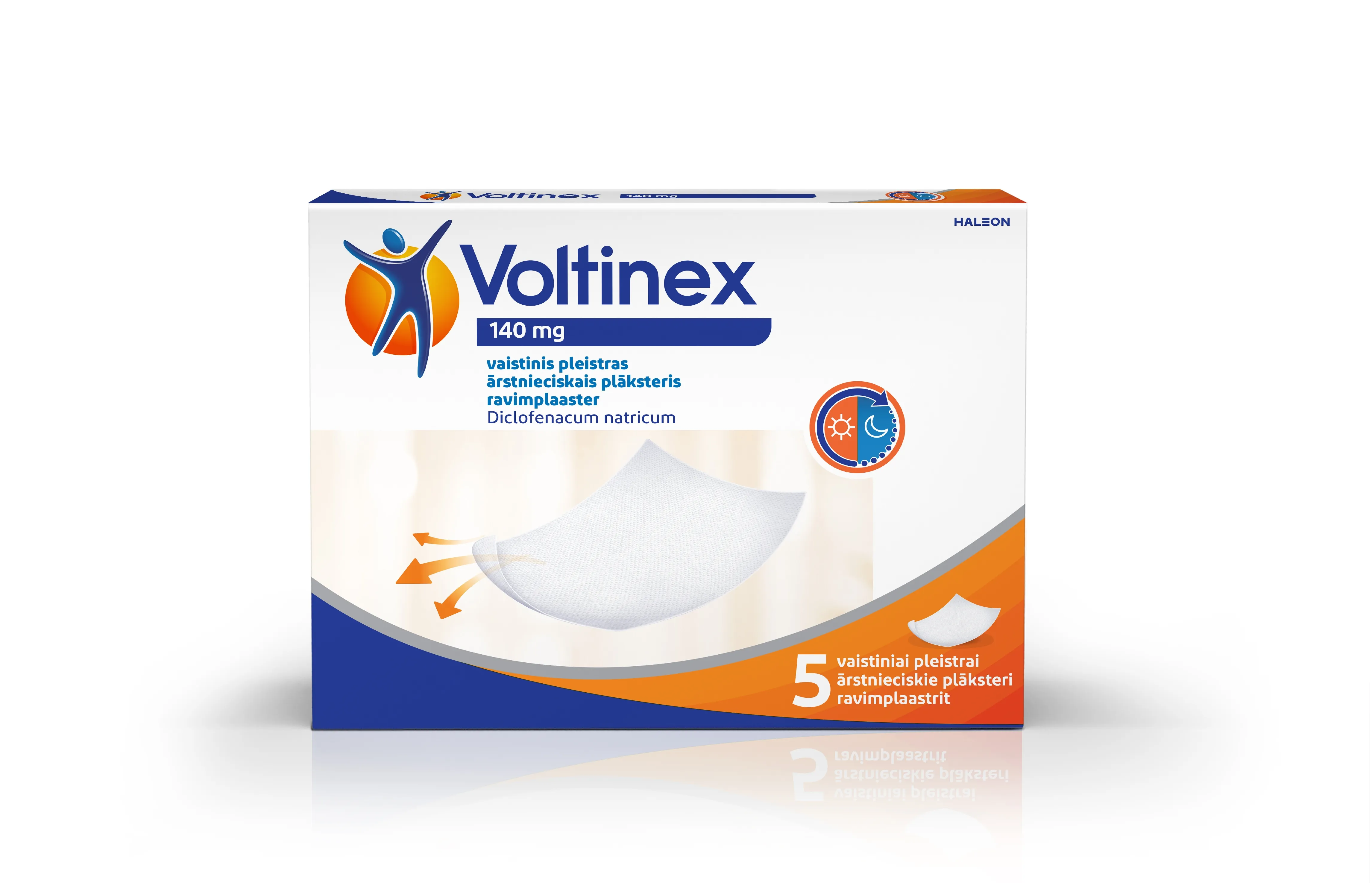 VOLTINEX 140MG ĀRSTNIECISKAIS PLĀKSTERIS N5 - Produkta attēls 