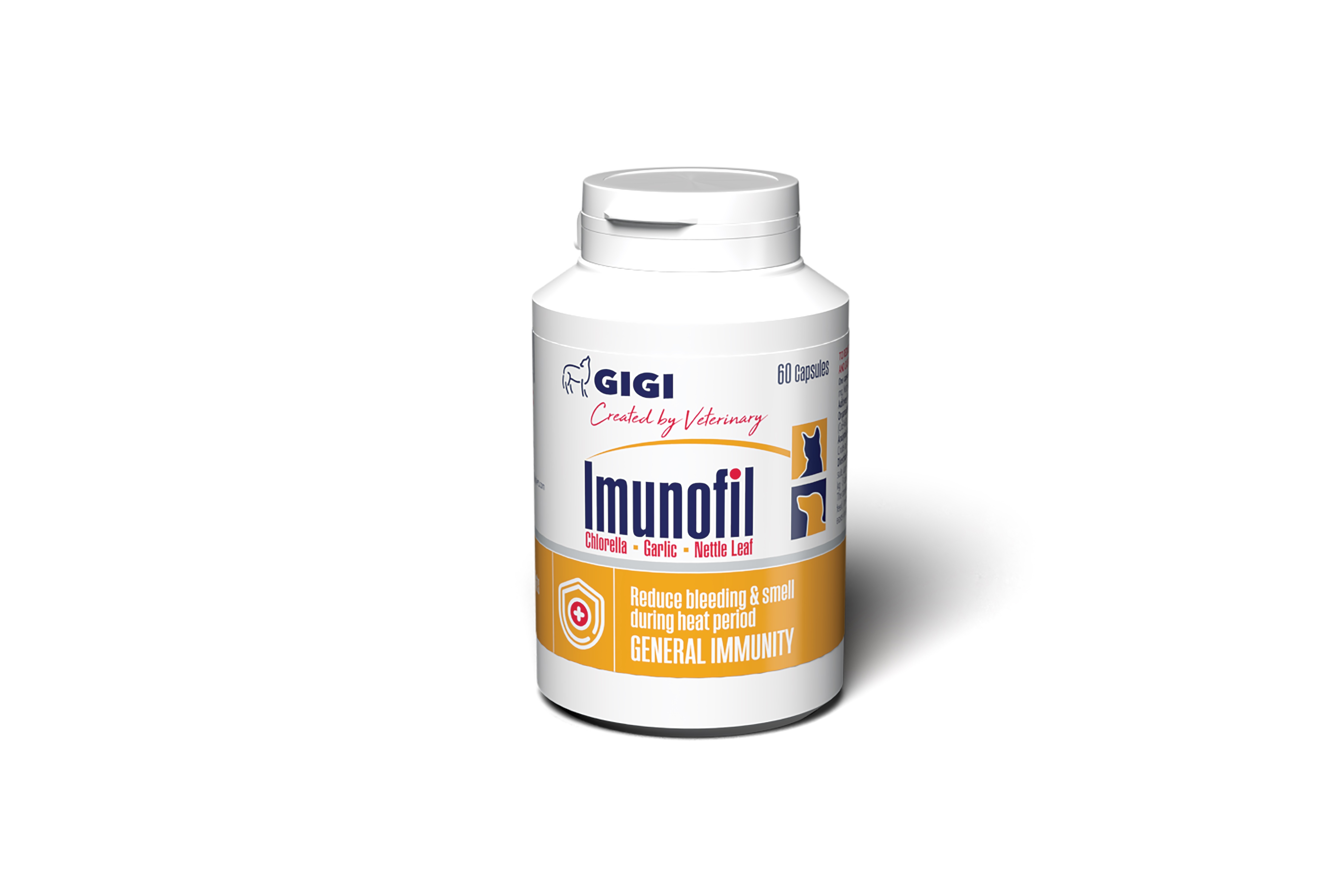 GIGI IMUNOFIL KAPS N60 SUŅIEM/KAĶIEM - Produkta attēls 