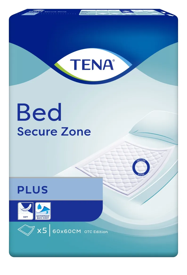 TENA Bed Plus paladziņi 60x60cm, 5 gab. - Produkta attēls 