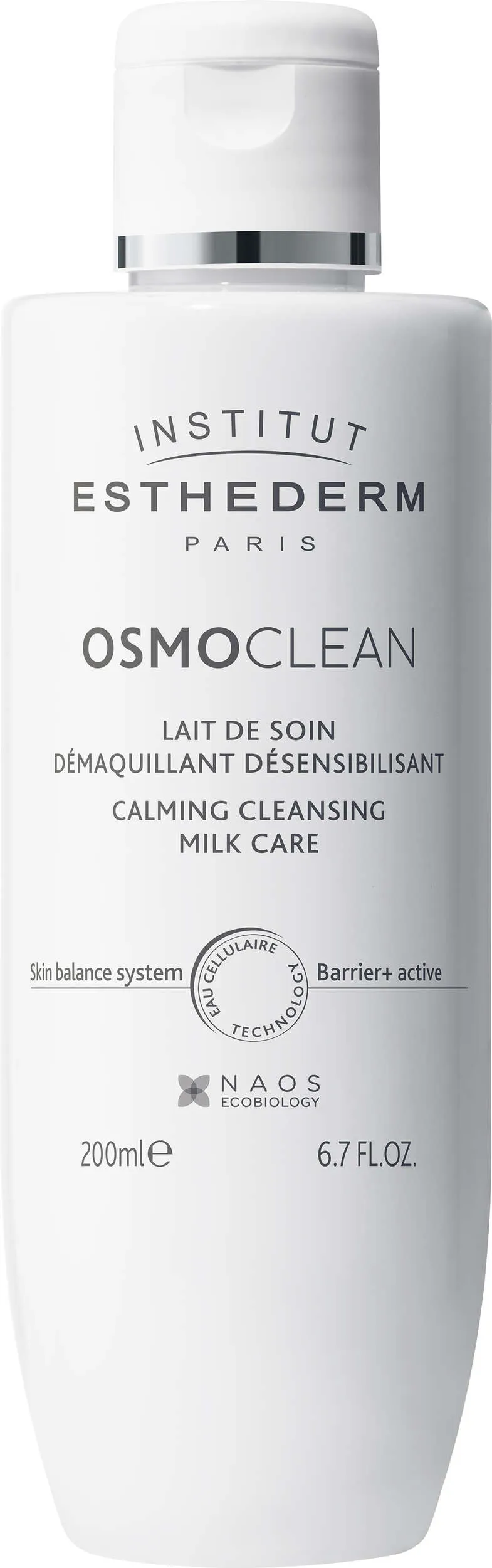 INSTITUT ESTHEDERM Osmoclean nomierinošs, tīrošs pieniņš, 200 ml - Produkta attēls 