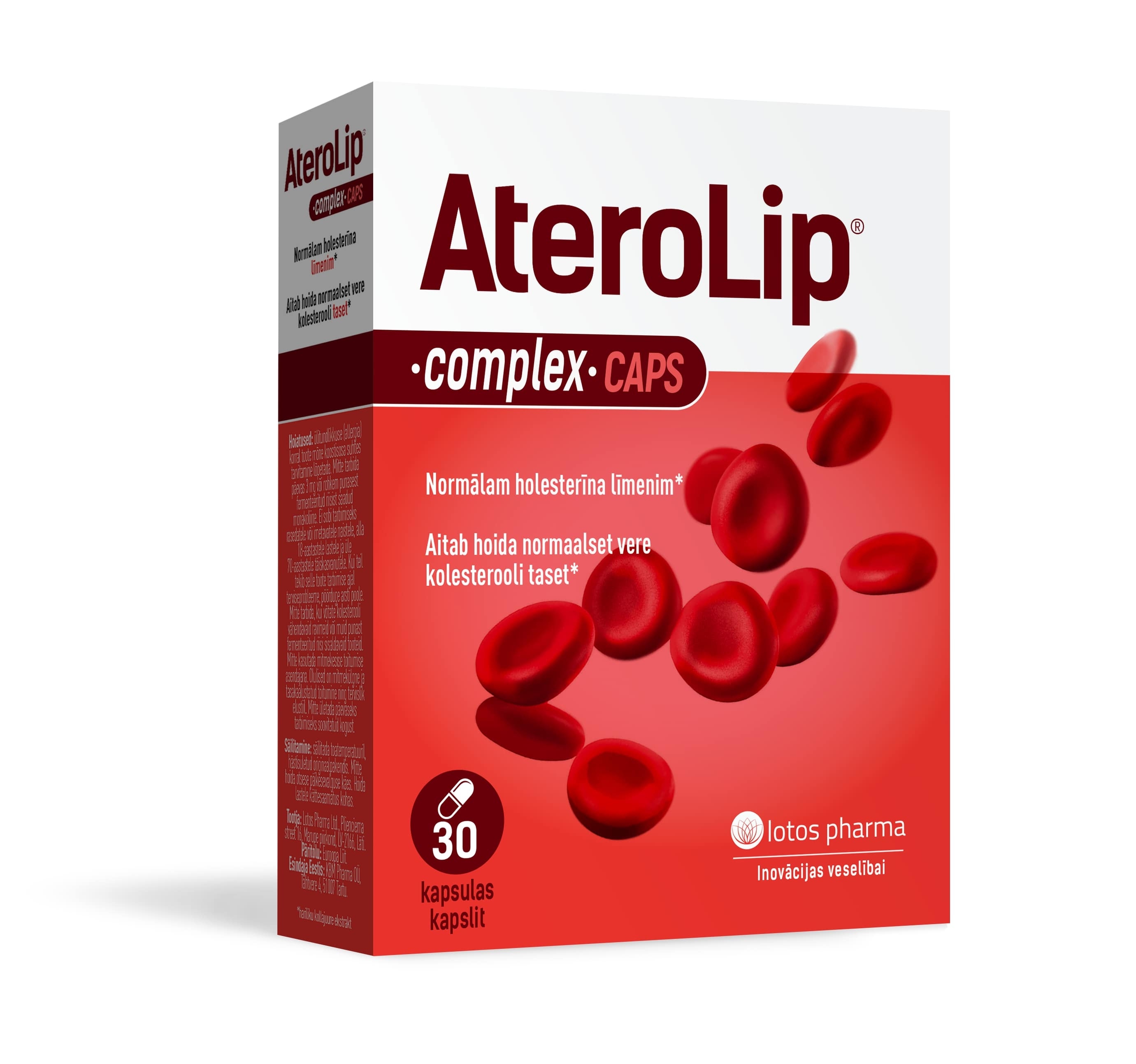 AteroLip Complex Caps, 30 gab. - Produkta attēls 