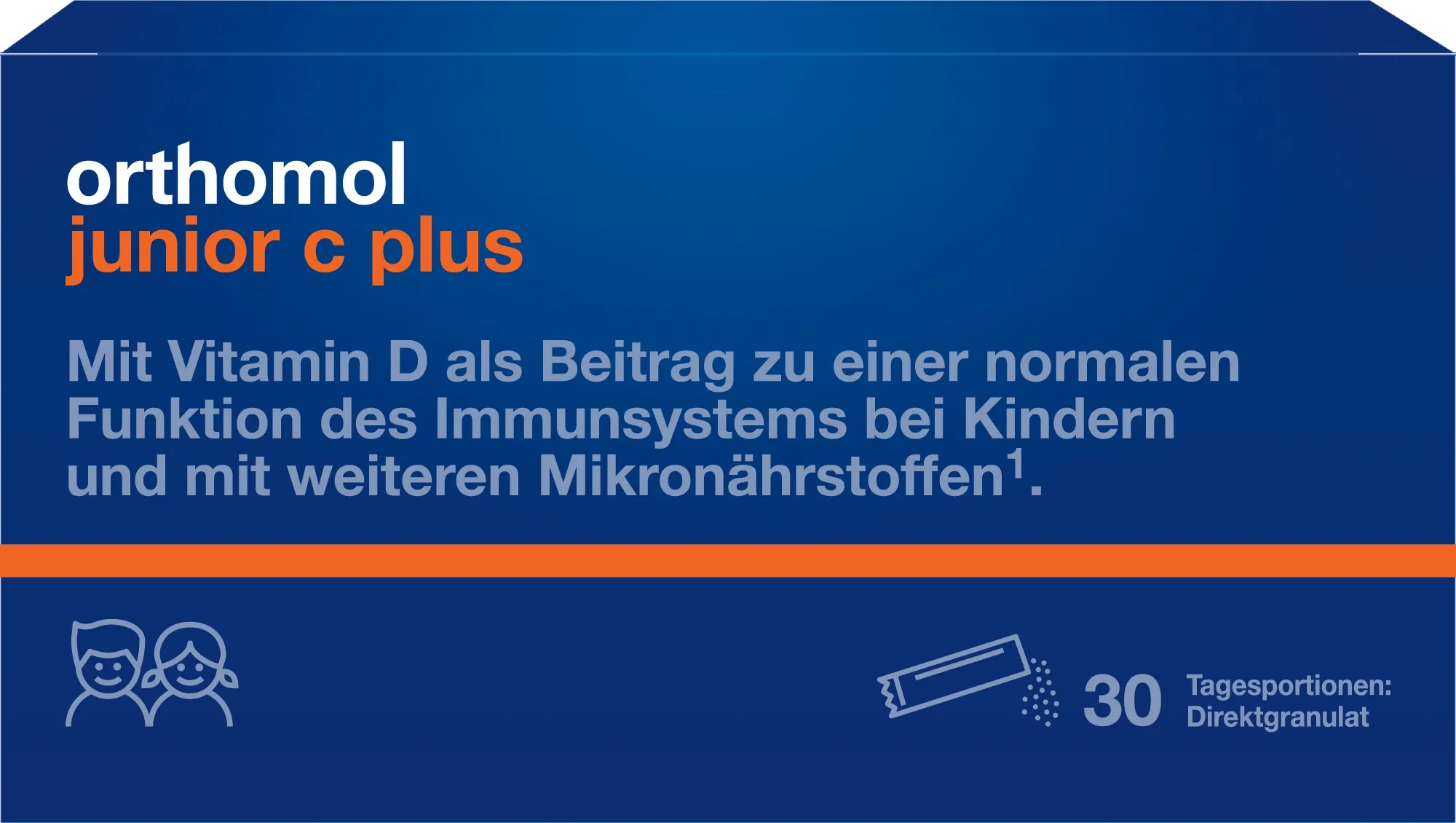 ORTHOMOL Junior C Plus aveņu-laima pulveris, 30 gab. - Produkta attēls 