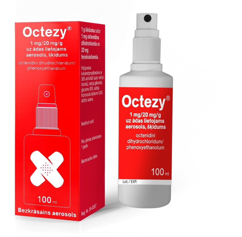 OCTEZY 1 mg/ 20 mg/ g aer. šķīdums, 100 ml - Produkta attēls 