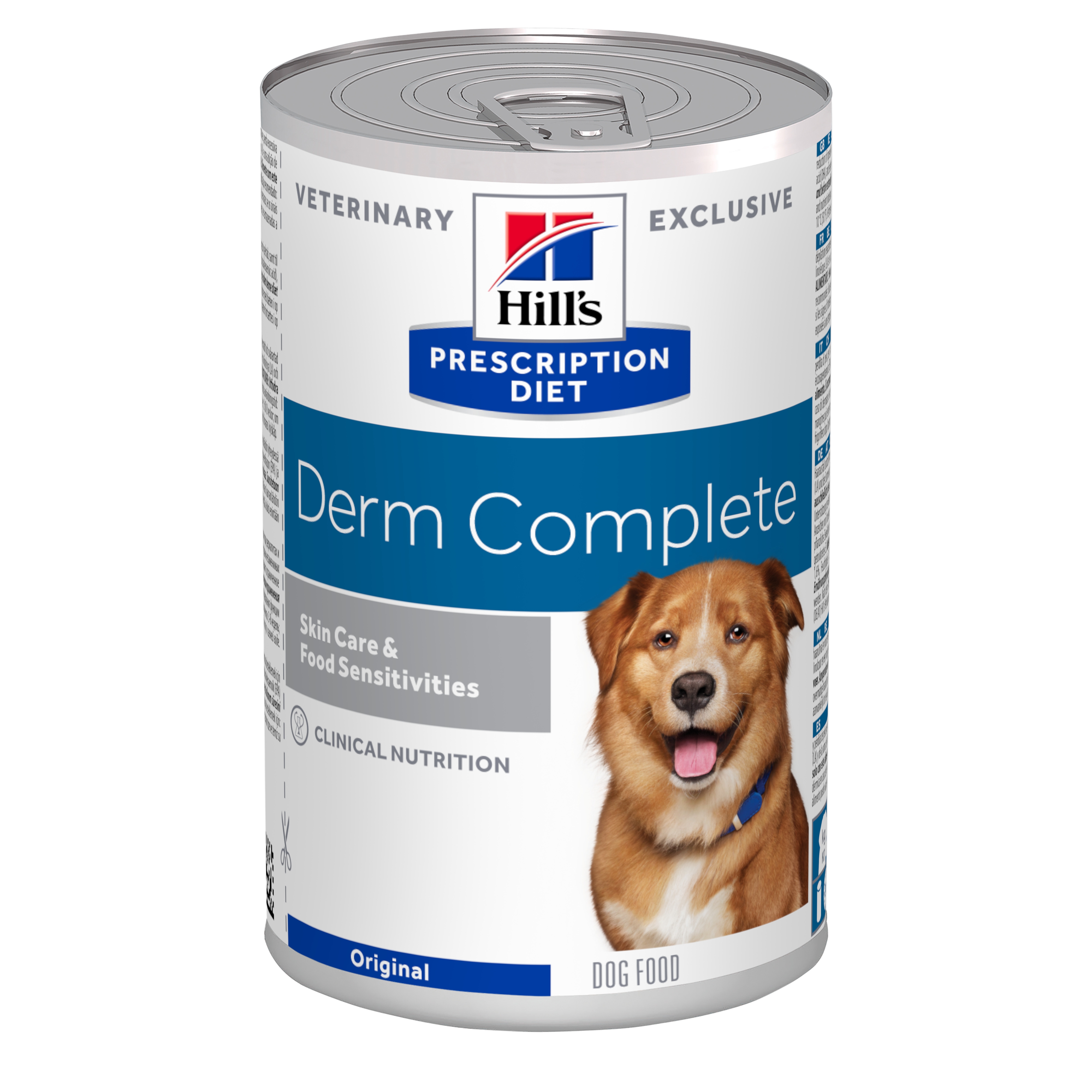 Hills PD suņu konservētā barība Derm Complete 370g - Produkta attēls 