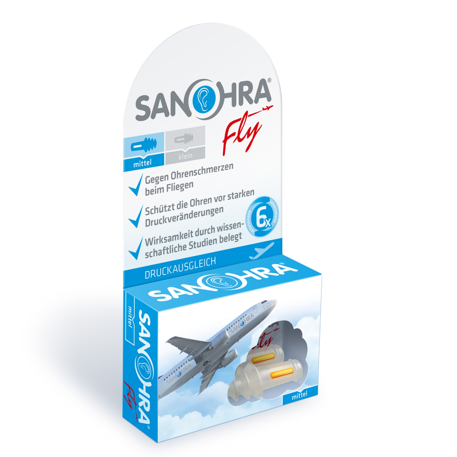 SANOHRA Fly ausu aizbāžņi (pieaugušajiem) - Produkta attēls 