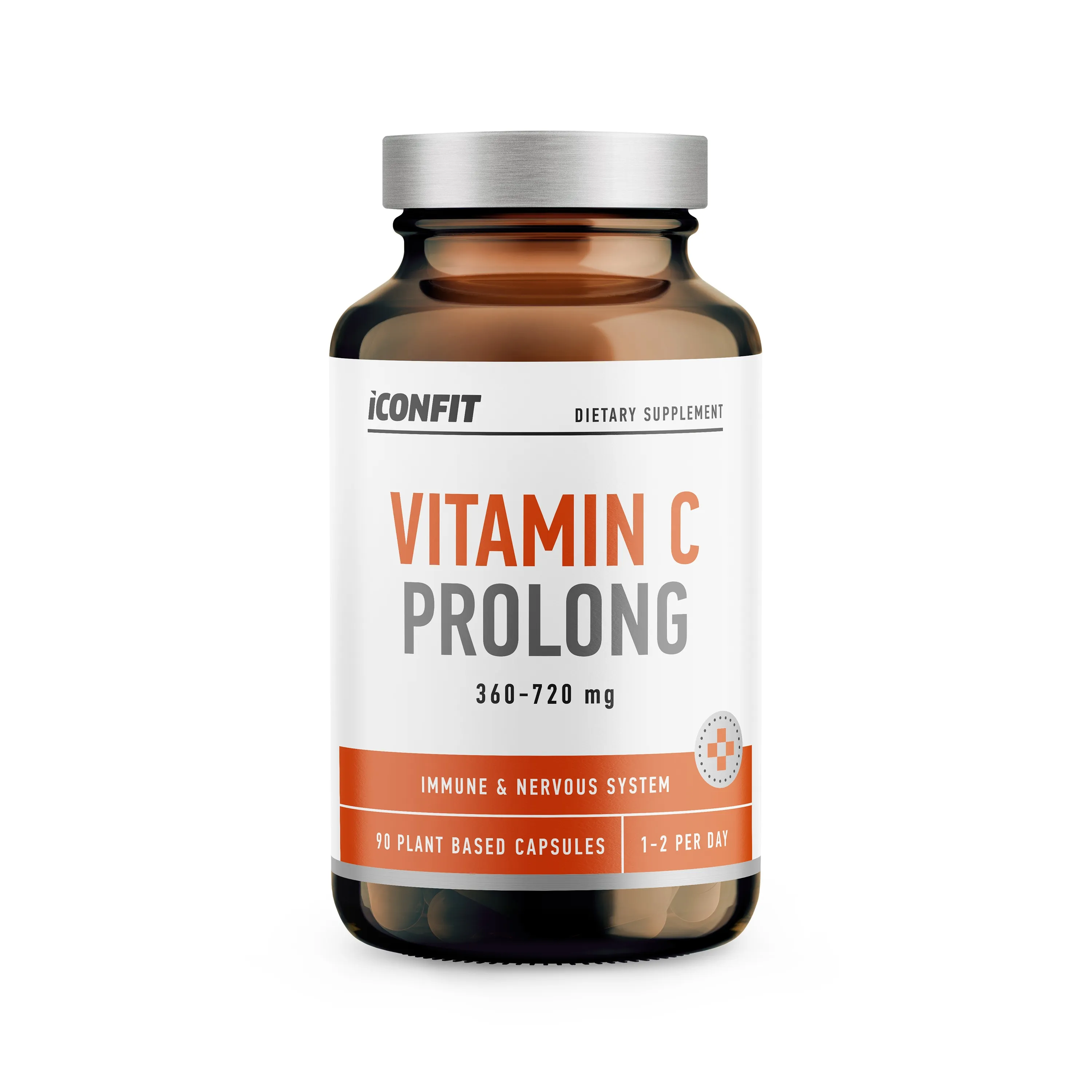 ICONFIT C vitamīns Prolong (90 kapsulas) - Produkta attēls 