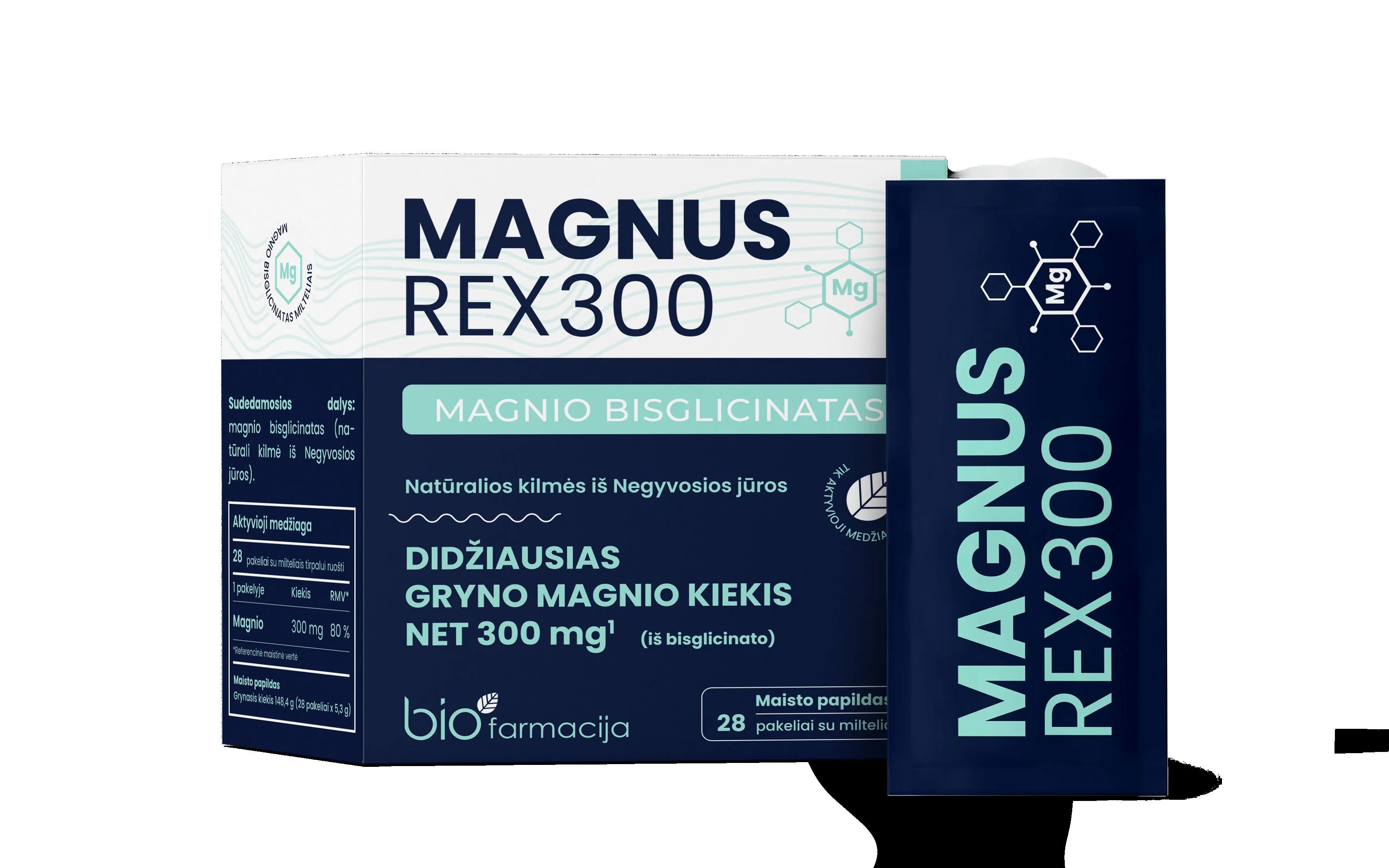MAGNUS REX300 pulveris paciņās, 28 gab - Produkta attēls 