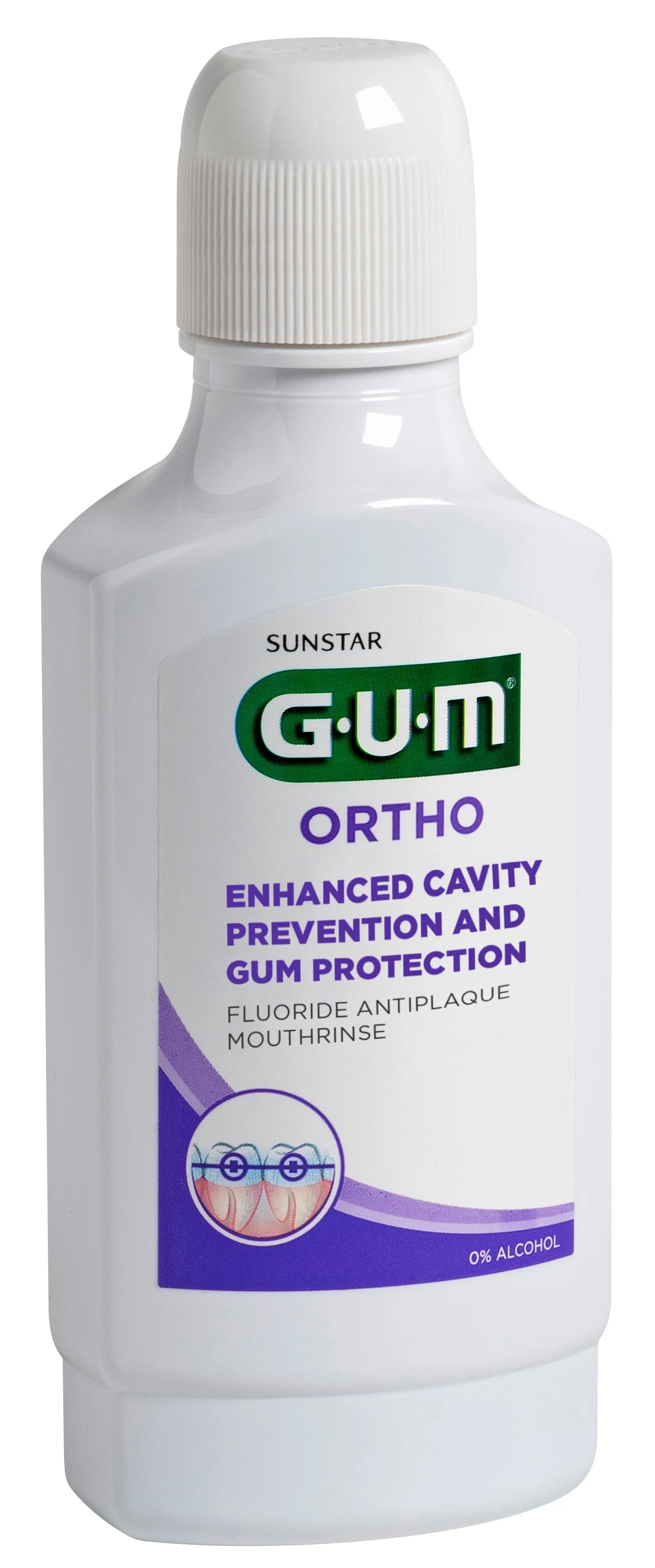 GUM® Ortho mutes skalošanas līdzeklis, 300 ml - Produkta attēls 