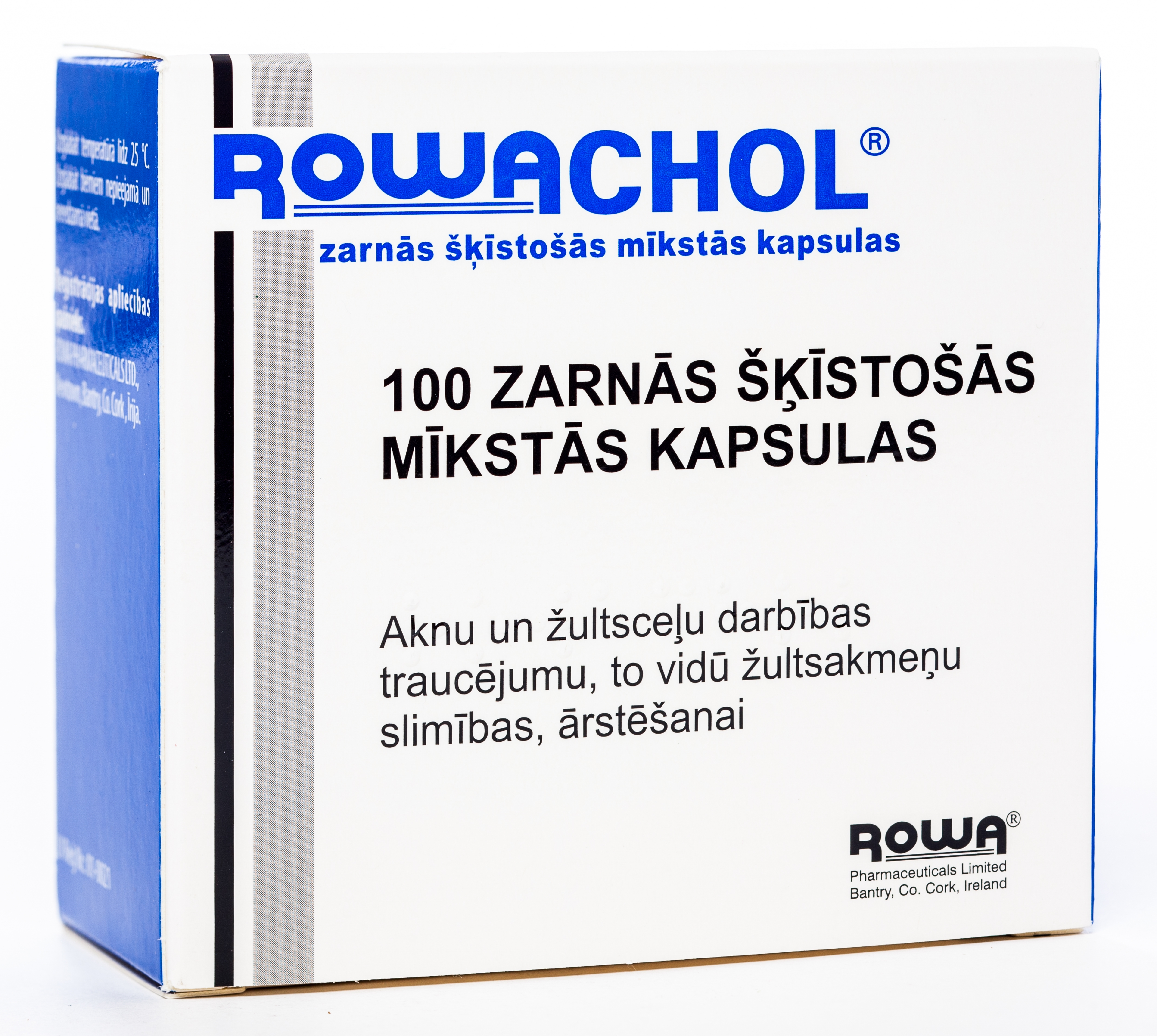 ROWACHOL kapsulas, 100 gab. - Produkta attēls 