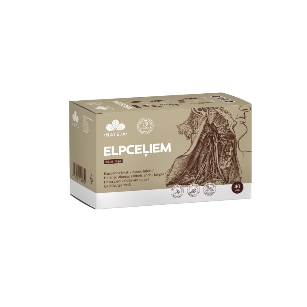 NATĒJA tēja elpceļiem 2 g, 20 gab. - Produkta attēls 