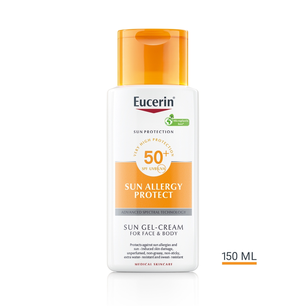 EUCERIN Sun Allergy Protect gelveida saules aizsargkrēms SPF50, 150 ml - Produkta attēls 