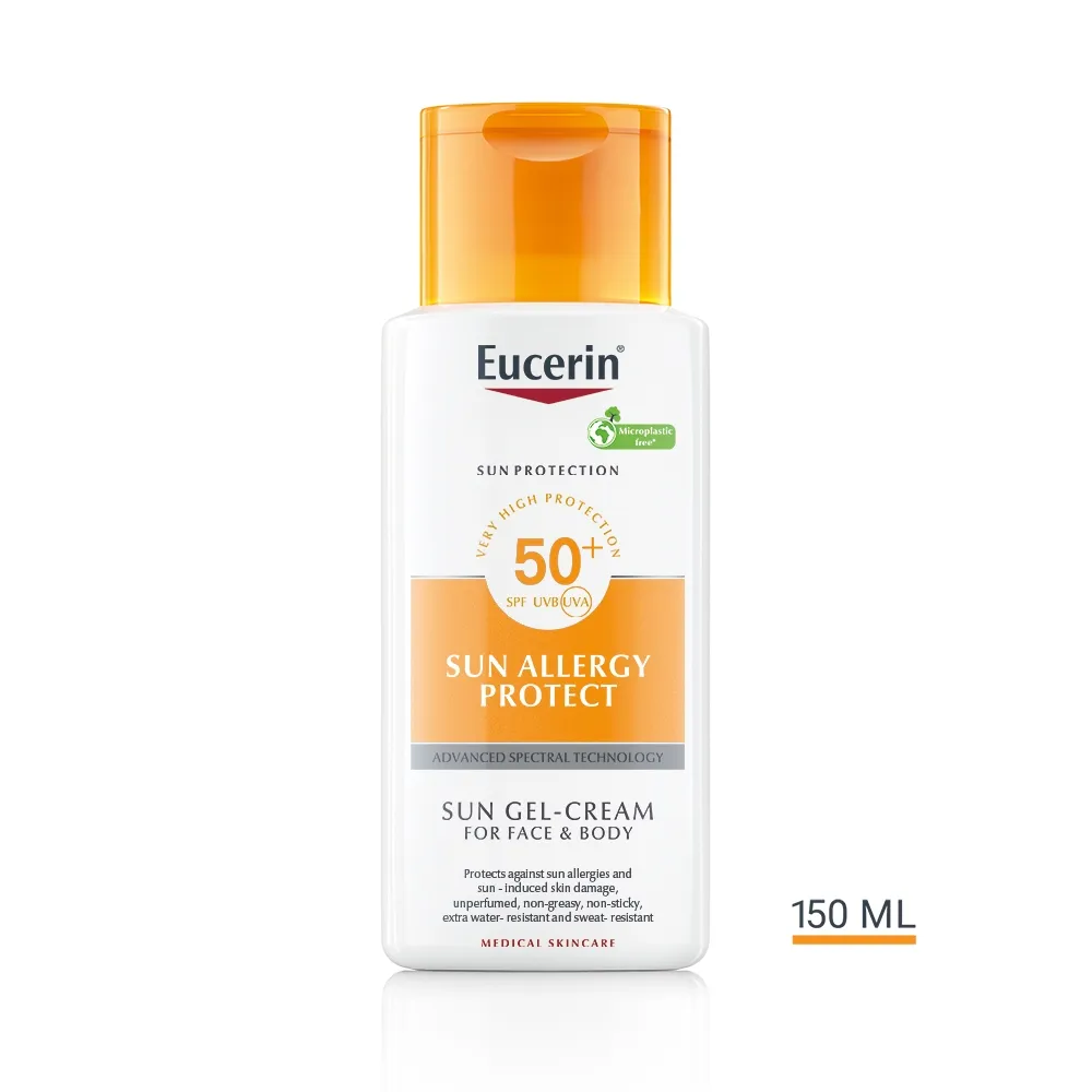EUCERIN Sun Allergy Protect gelveida saules aizsargkrēms SPF50, 150 ml - Produkta attēls 