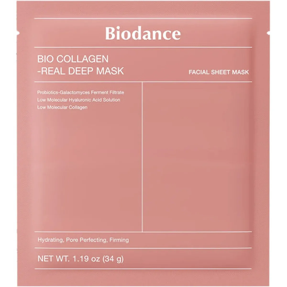 BIODANCE Bio-collagen Real Deep hidrogēla maska, 34 g - Produkta attēls 