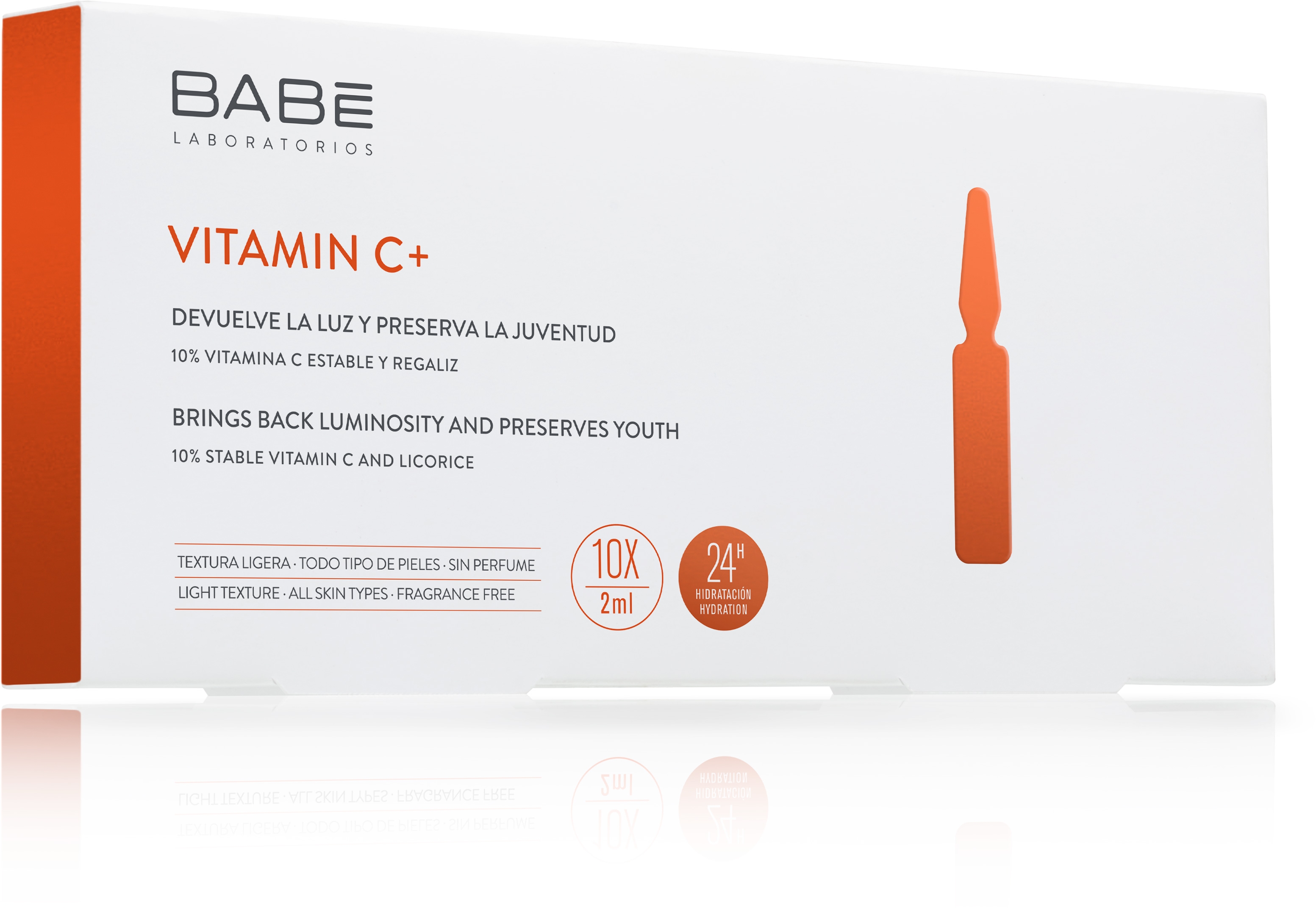 BABE Vitamin C+ ampulas, 2ml x 10gab - Produkta attēls 