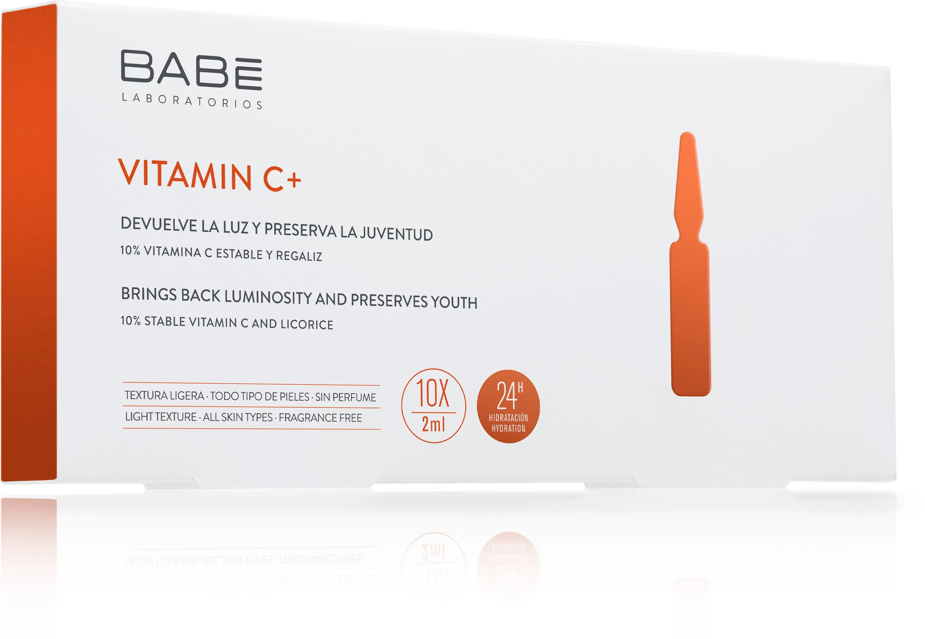 BABE Vitamin C+ ampulas, 2ml x 10gab - Produkta attēls 