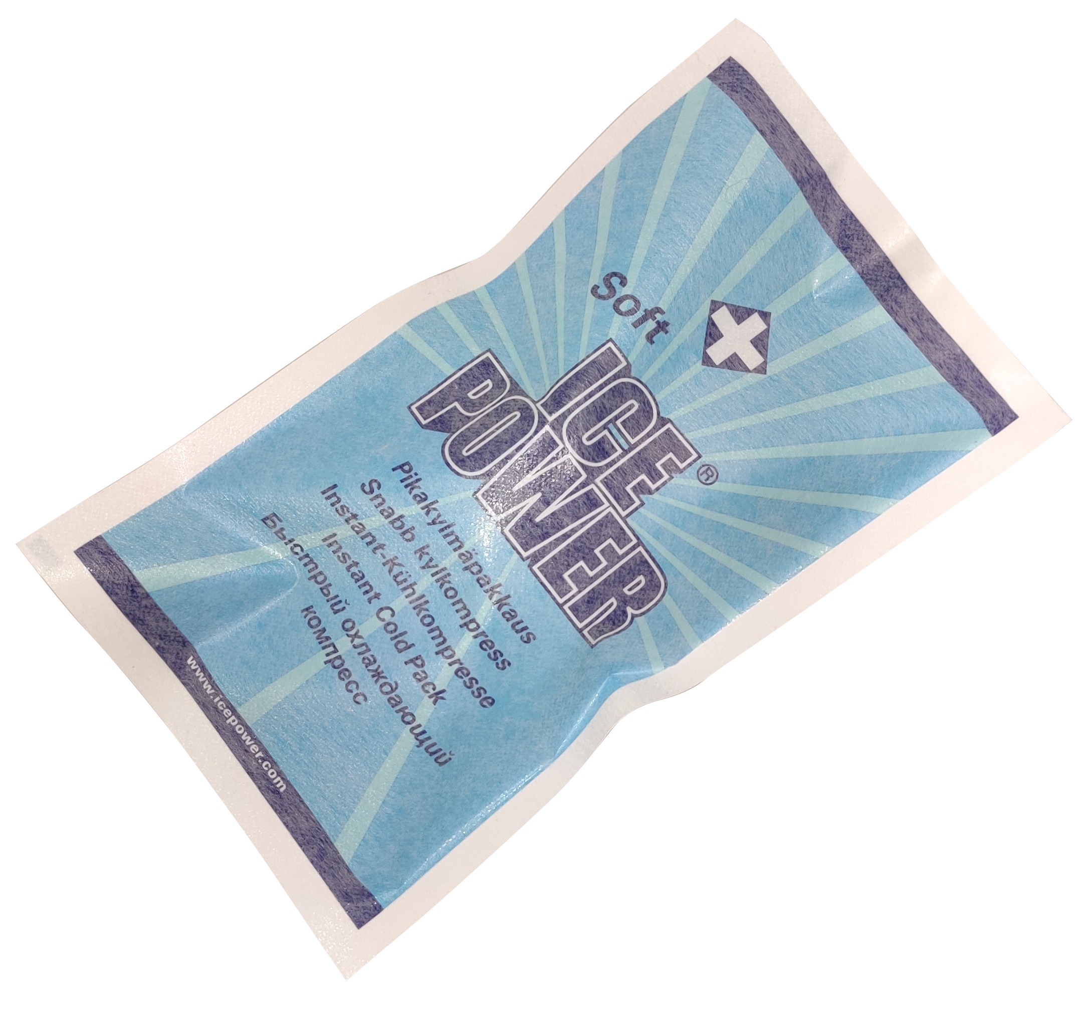 ICE POWER Instant cold pack soft 15x25cm komprese, 1 gb. - Produkta attēls 
