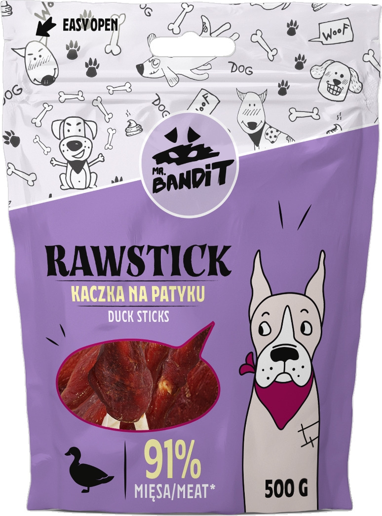 MR.BANDIT RAWSTICK PĪLES NŪJIŅAS 500G - Produkta attēls 