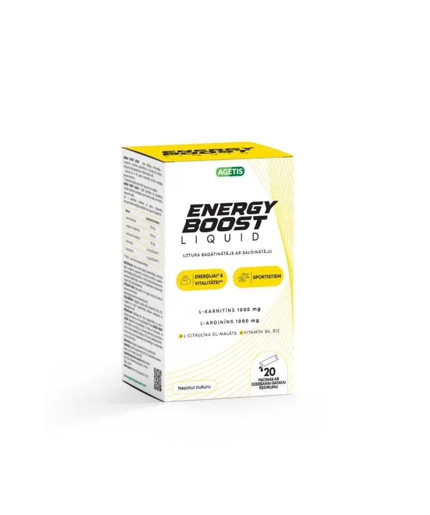 ENERGY BOOST Liquid šķidrums 15ml,  20 gab - Produkta attēls 