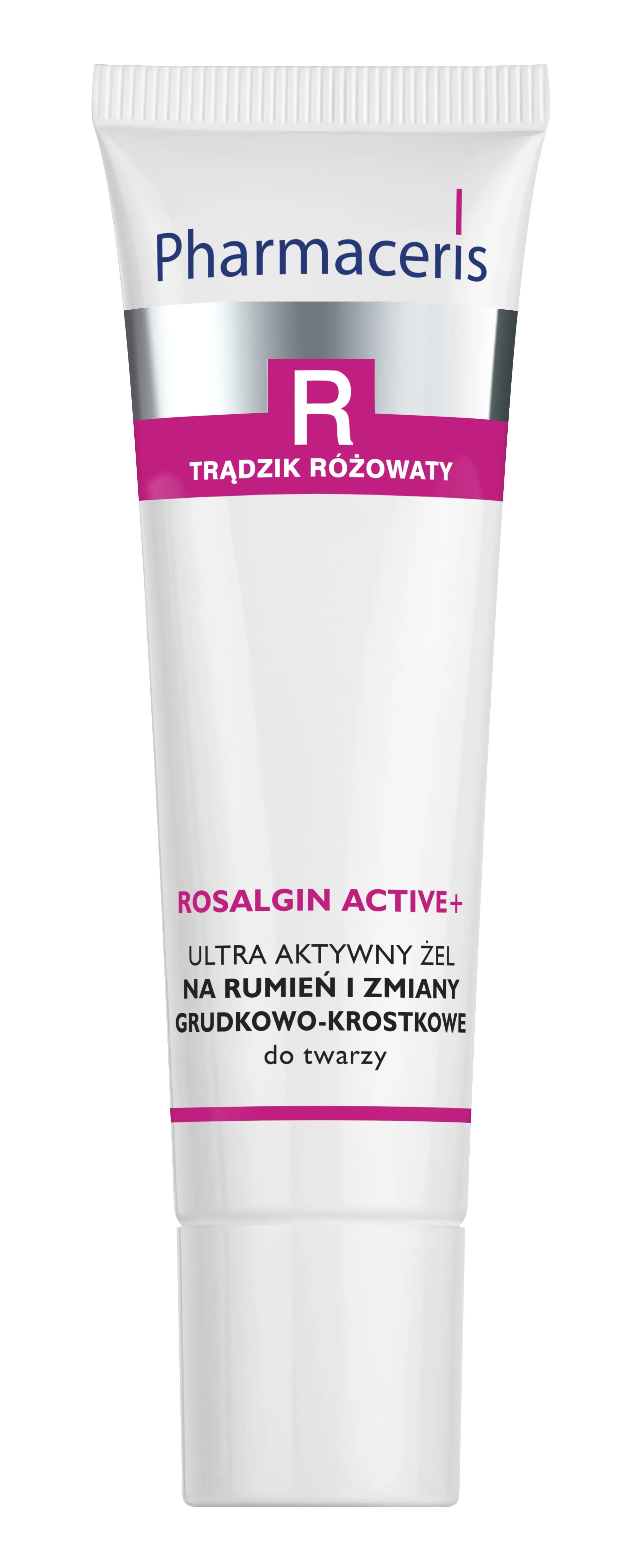 PHARMACERIS R.Rosalgin Active+ gēls pret eritēmu, papulām un pustulām, - Produkta attēls 