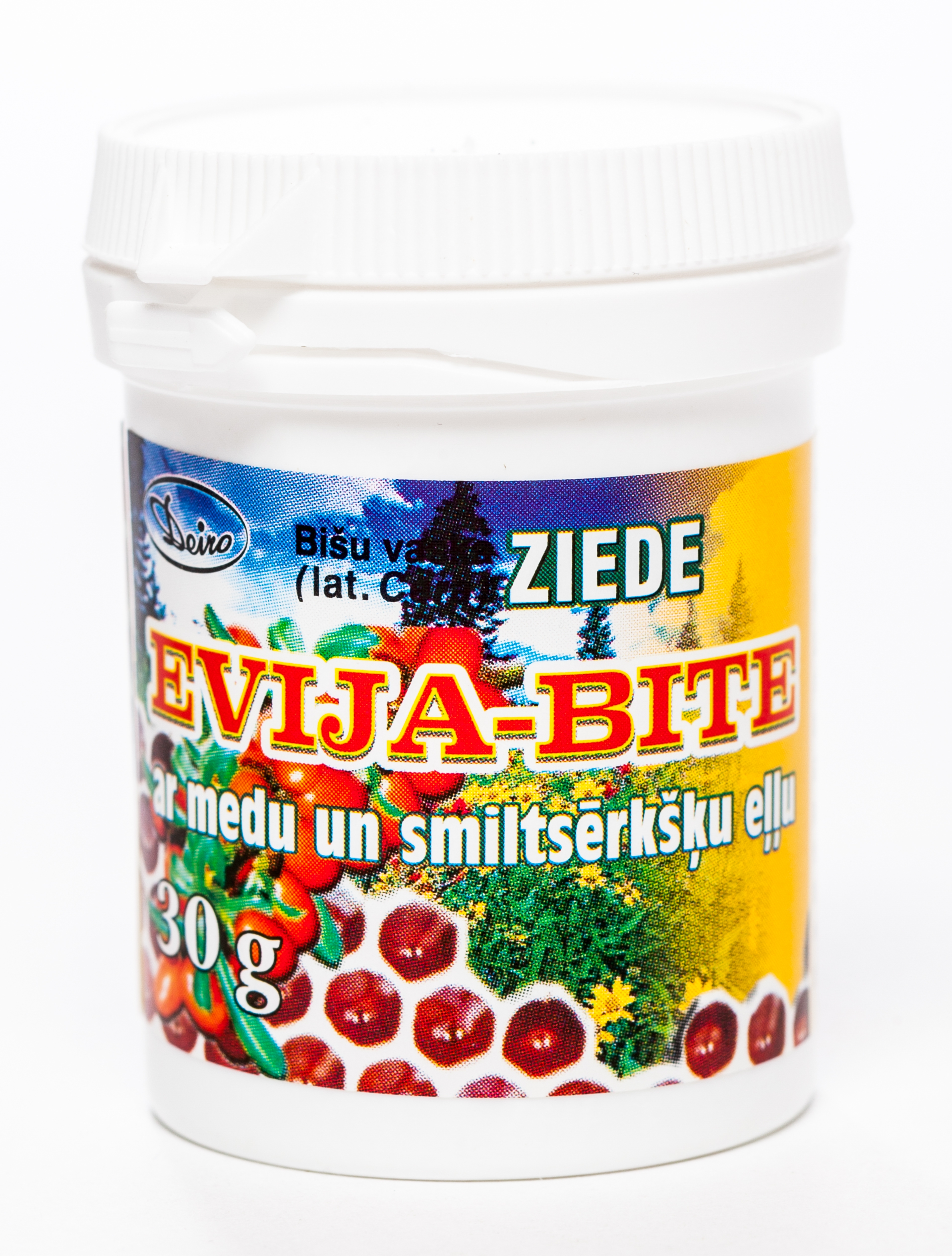 EVIJA-BITE ZIEDE AR MEDU+SMILTSĒRKŠĶU EĻĻU 30G - Produkta attēls 