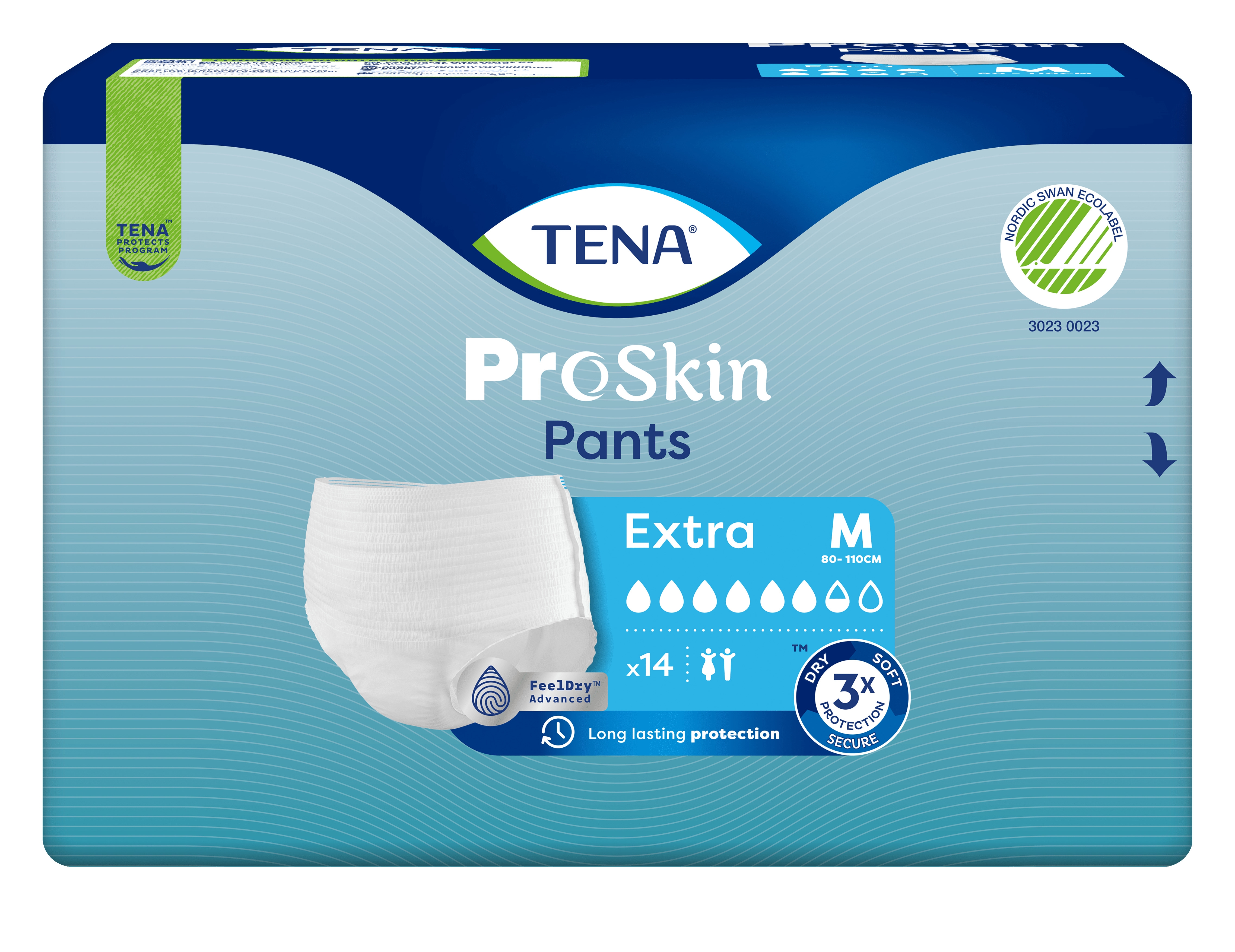 TENA Pants Extra biksītes M izmērs, 14 gab. - Produkta attēls 