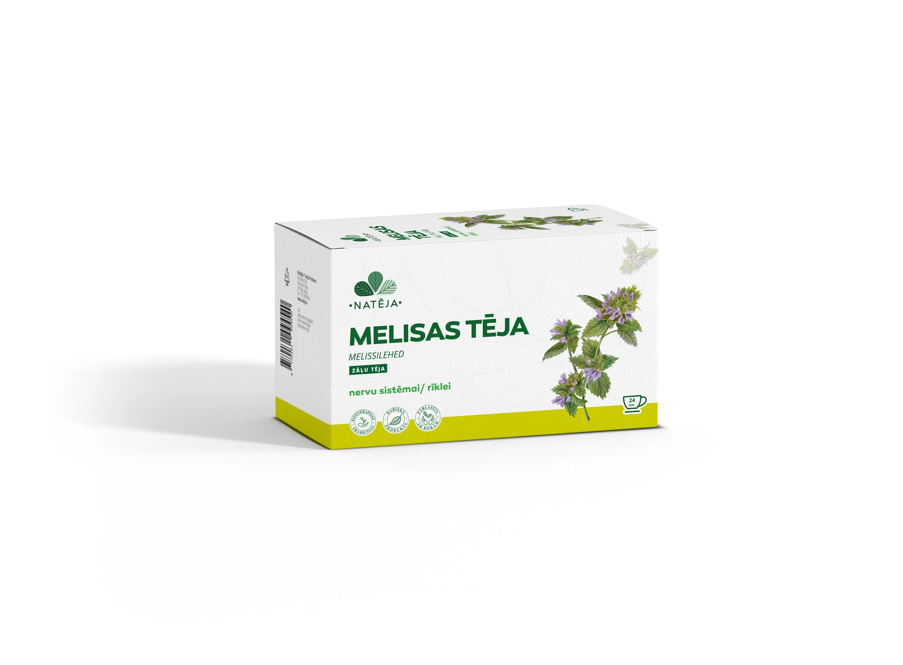 NATĒJA Melisas tēja, 24 gab - Produkta attēls 