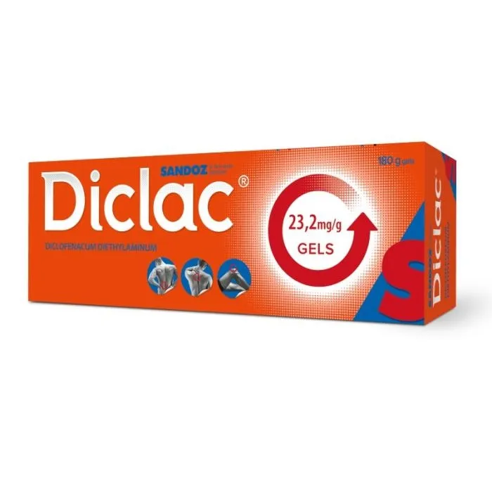 DICLAC® 23,2 mg/g gēls, 180 g. - Produkta attēls 