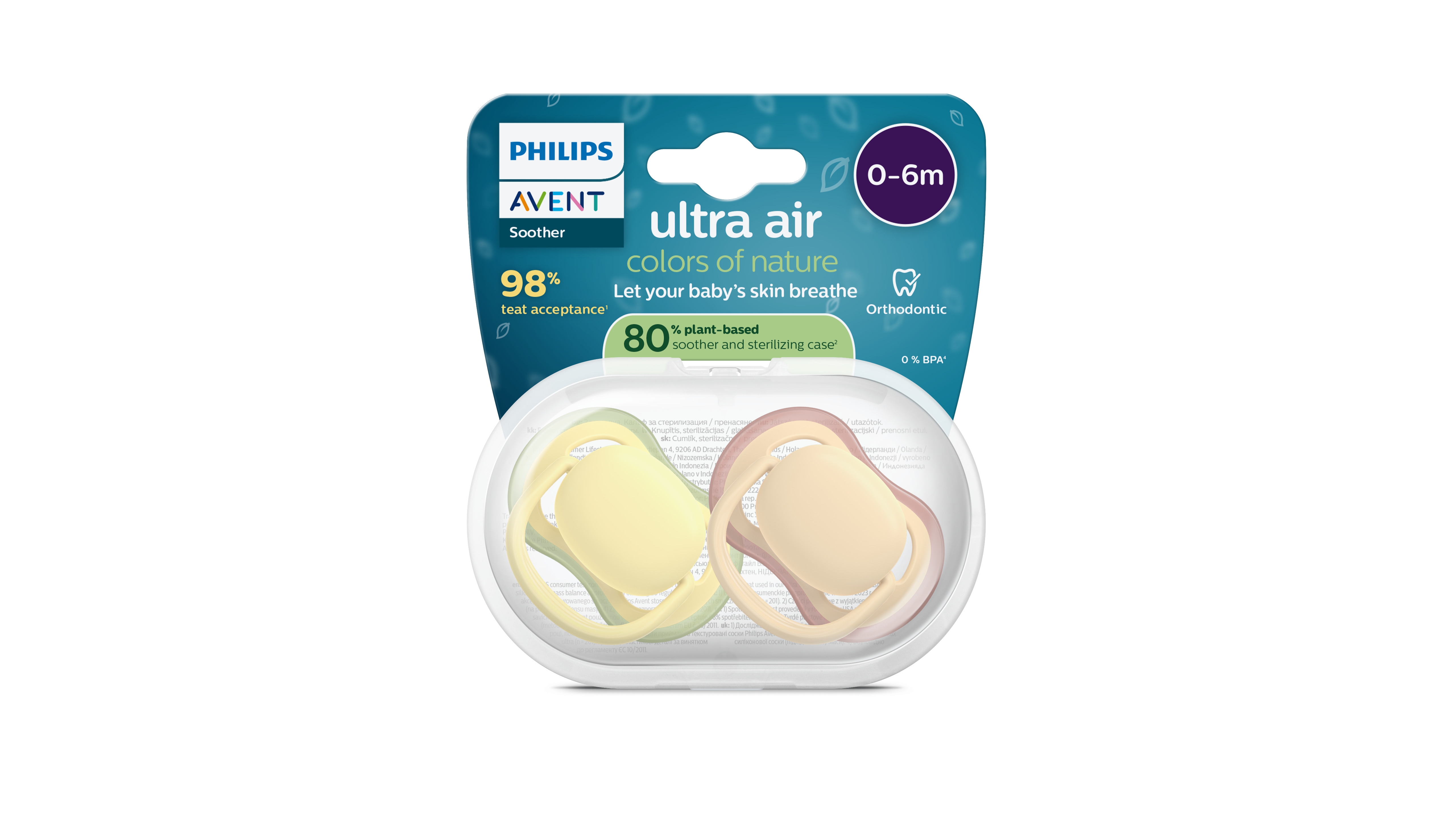 Philips Avent māneklītis Ultra Air, 0-6M (2 gab) - Produkta attēls 