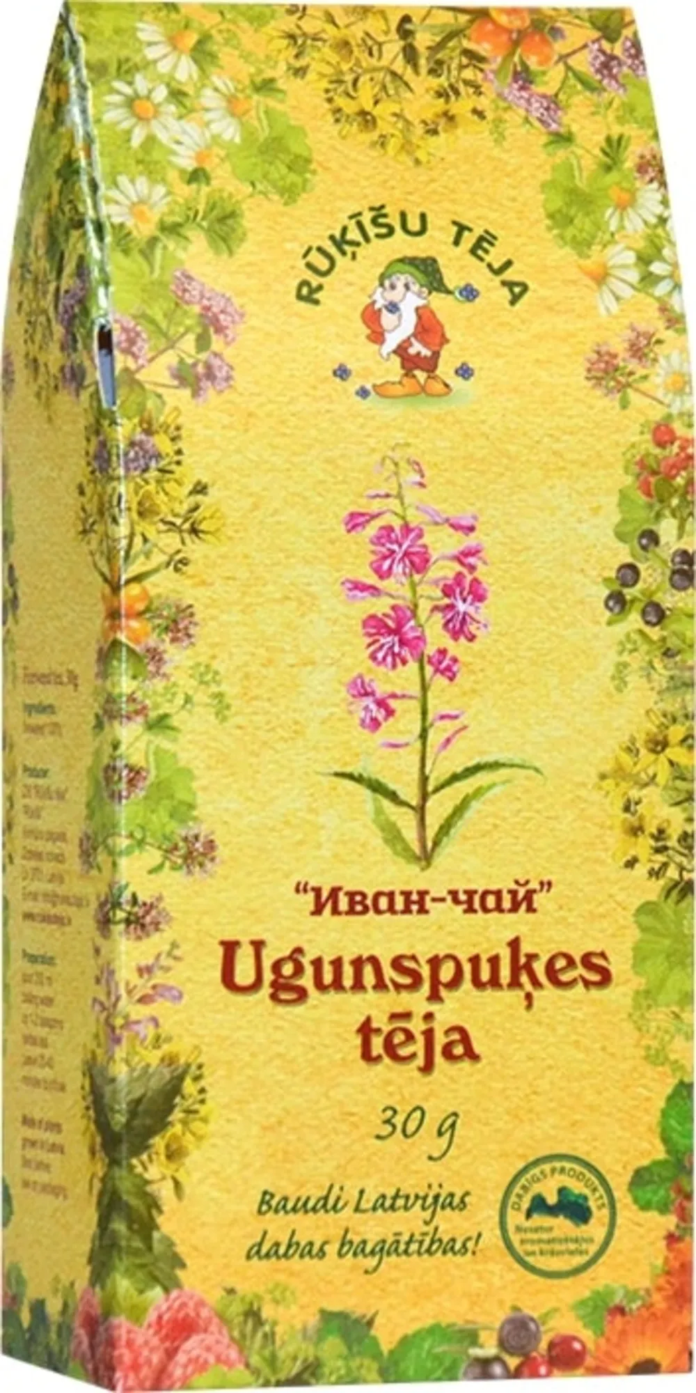 RŪĶĪŠU TĒJA ugunspuķe, 30 g - Produkta attēls 